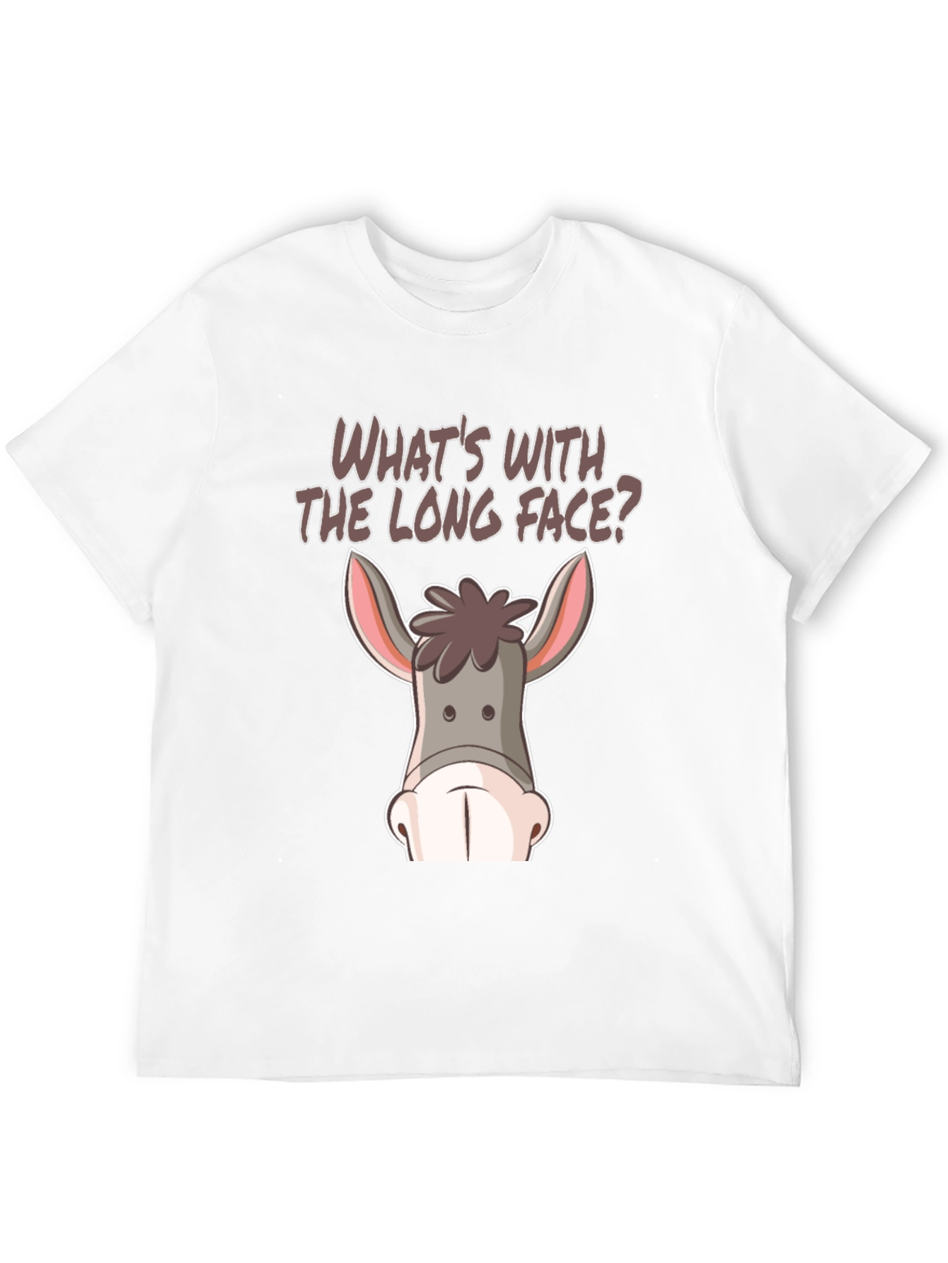 Funny Donkey Face T-Shirt