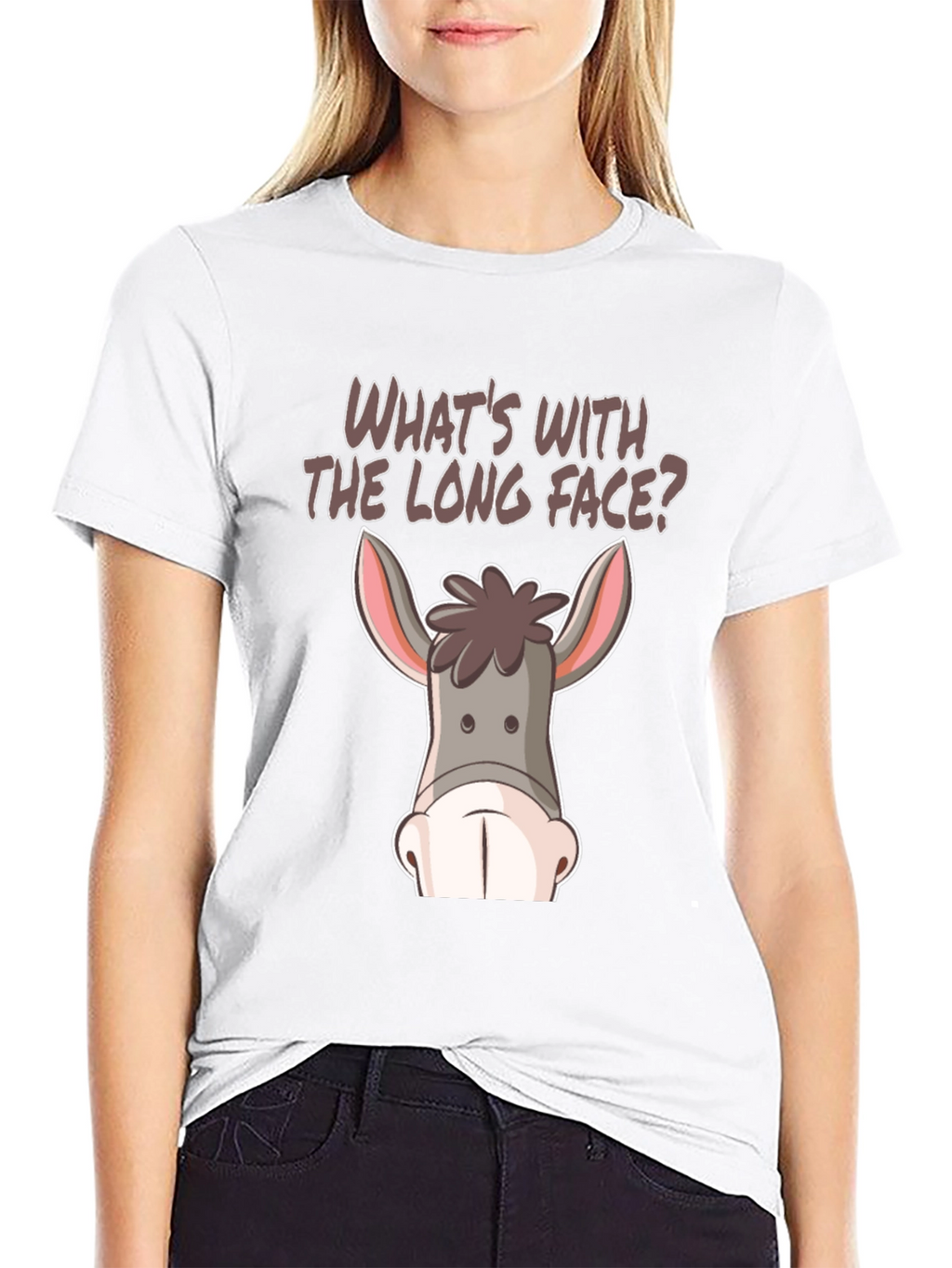 Funny Donkey Face T-Shirt