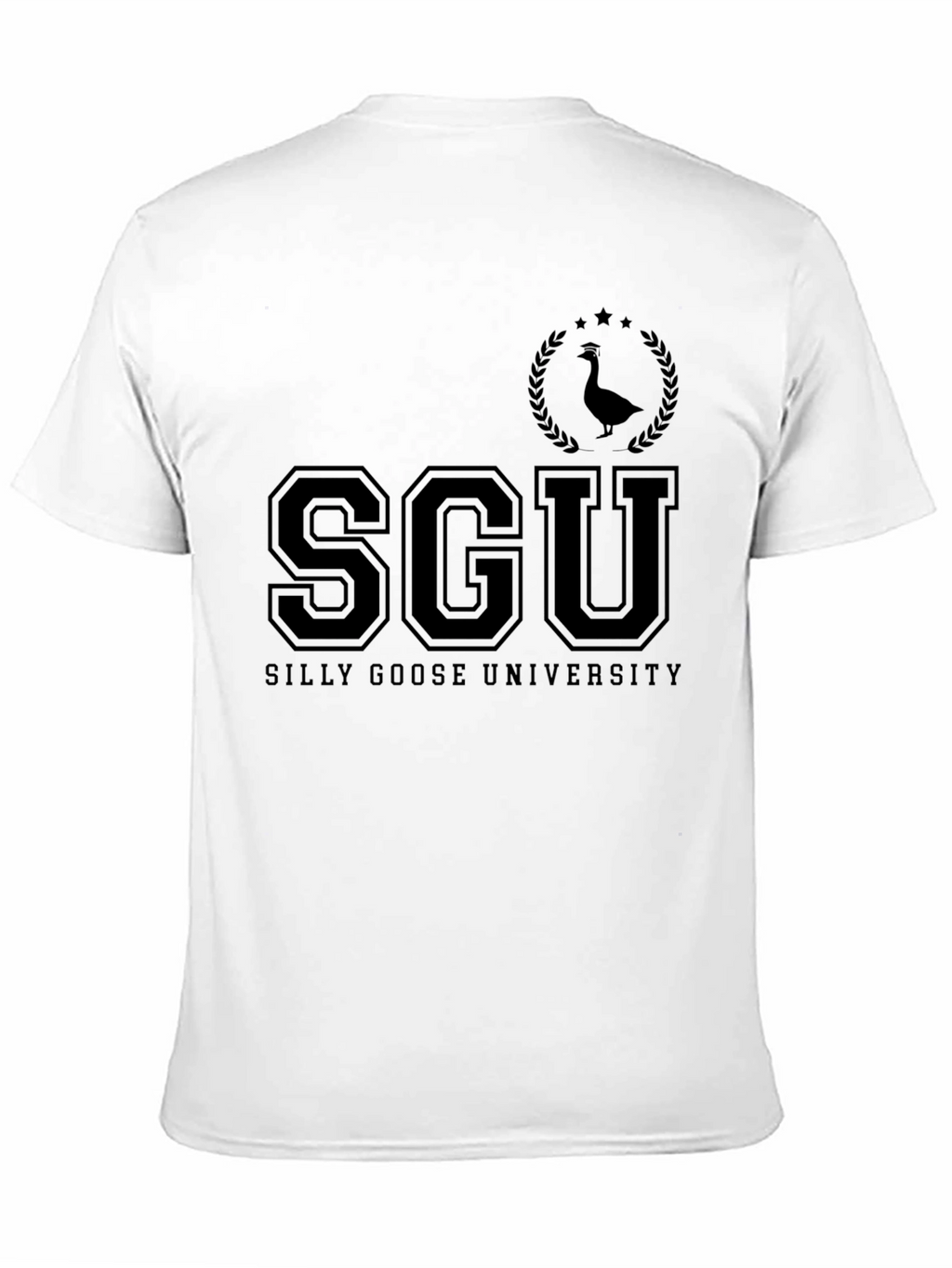 SGU Silly Goose University Black T-Shirt