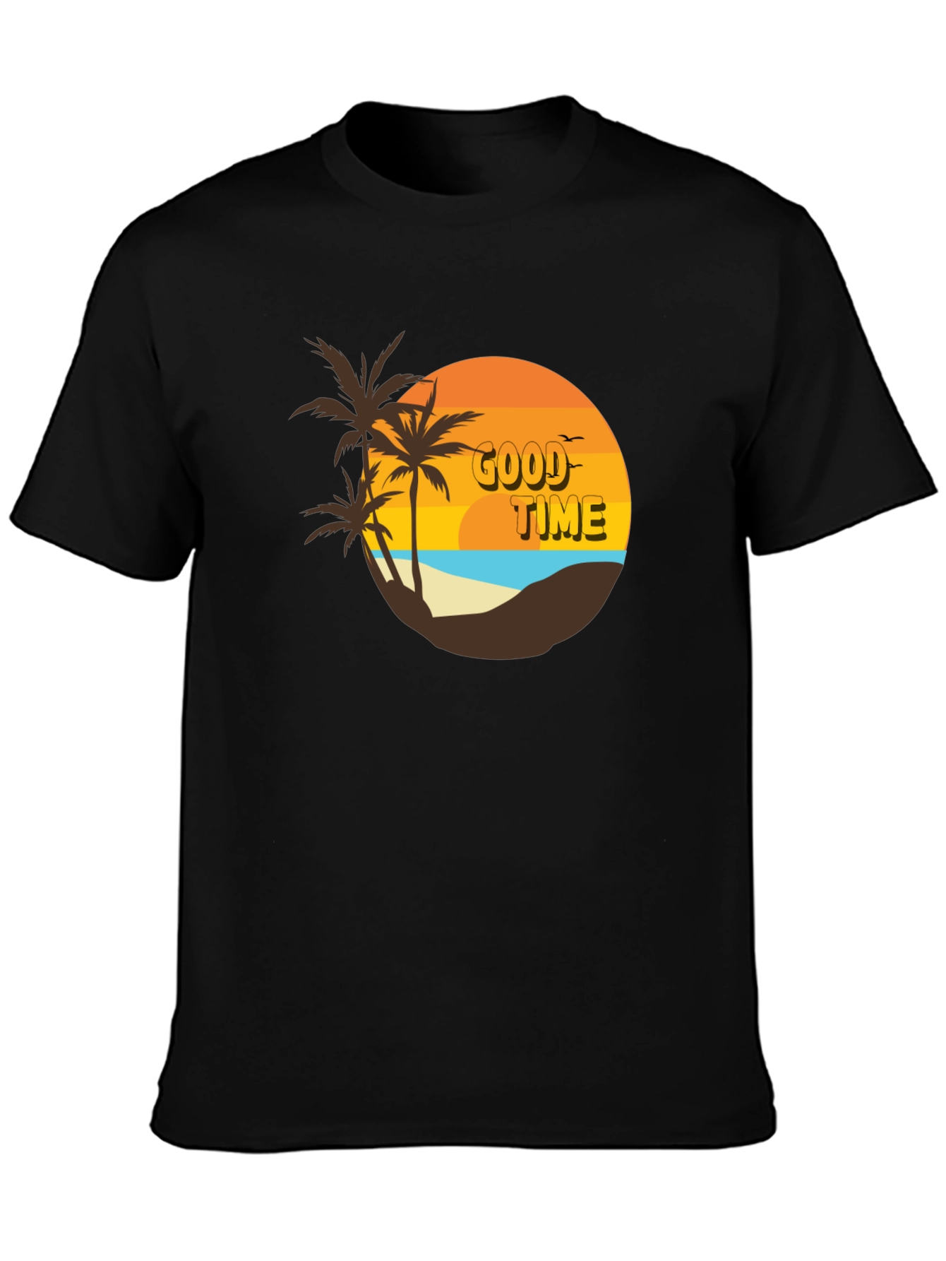 Retro Good Time Beach T-Shirt