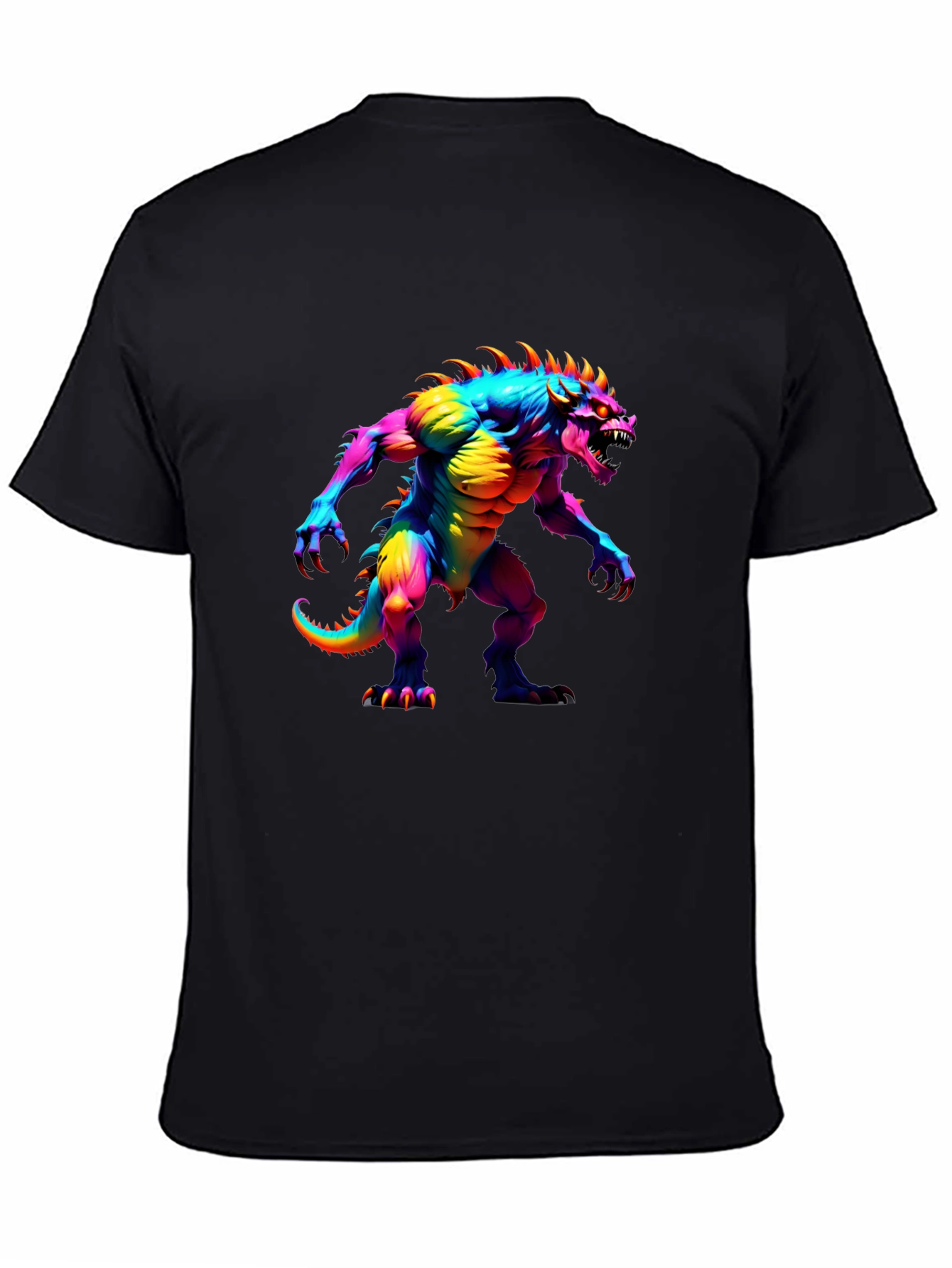 Rainbow Monster Graphic T-Shirt