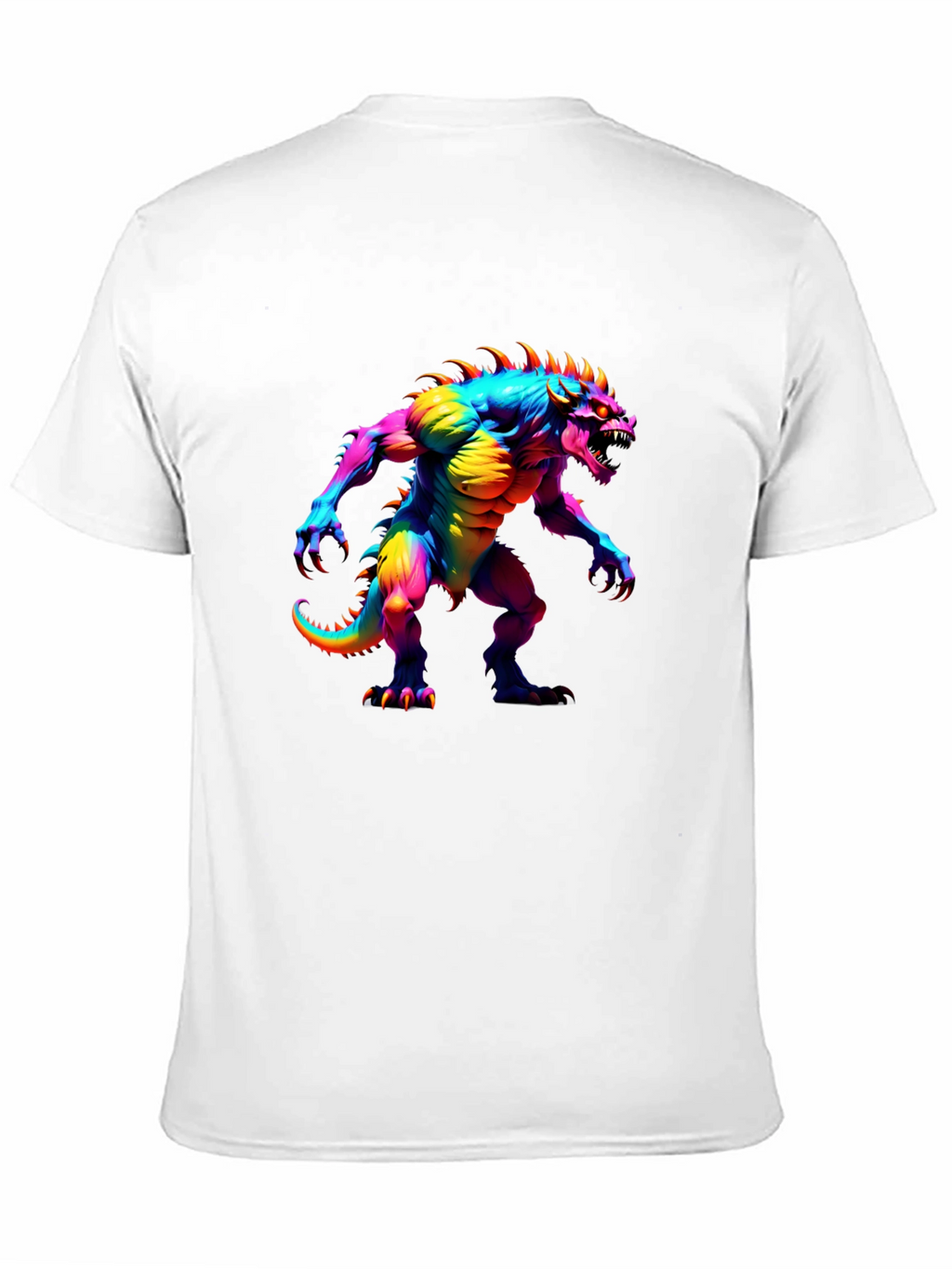 Rainbow Monster Graphic T-Shirt