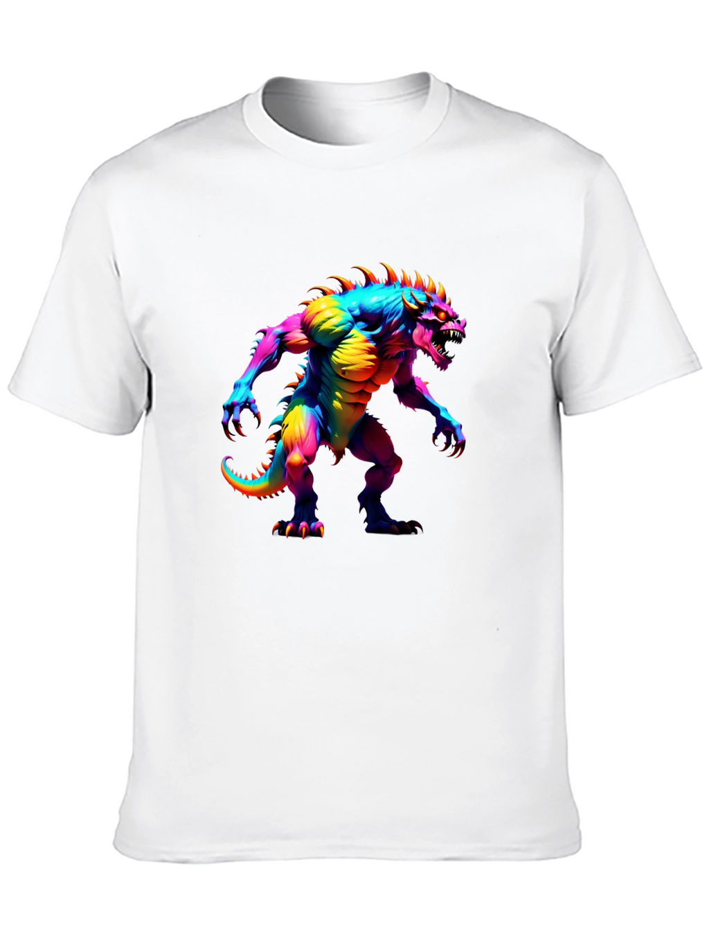 Rainbow Monster Graphic T-Shirt