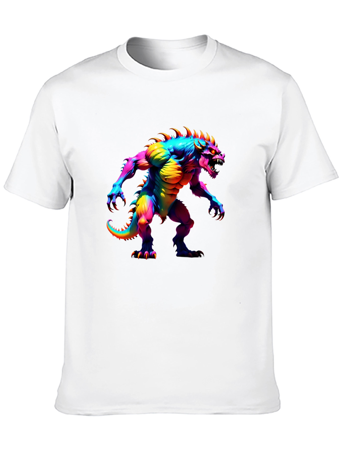 Rainbow Monster Graphic T-Shirt