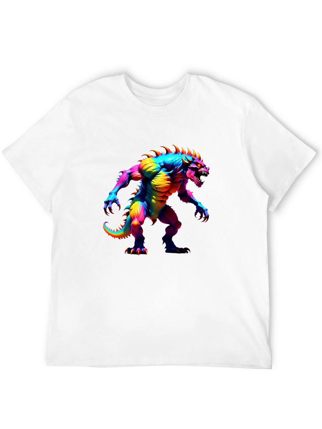 Rainbow Monster Graphic T-Shirt