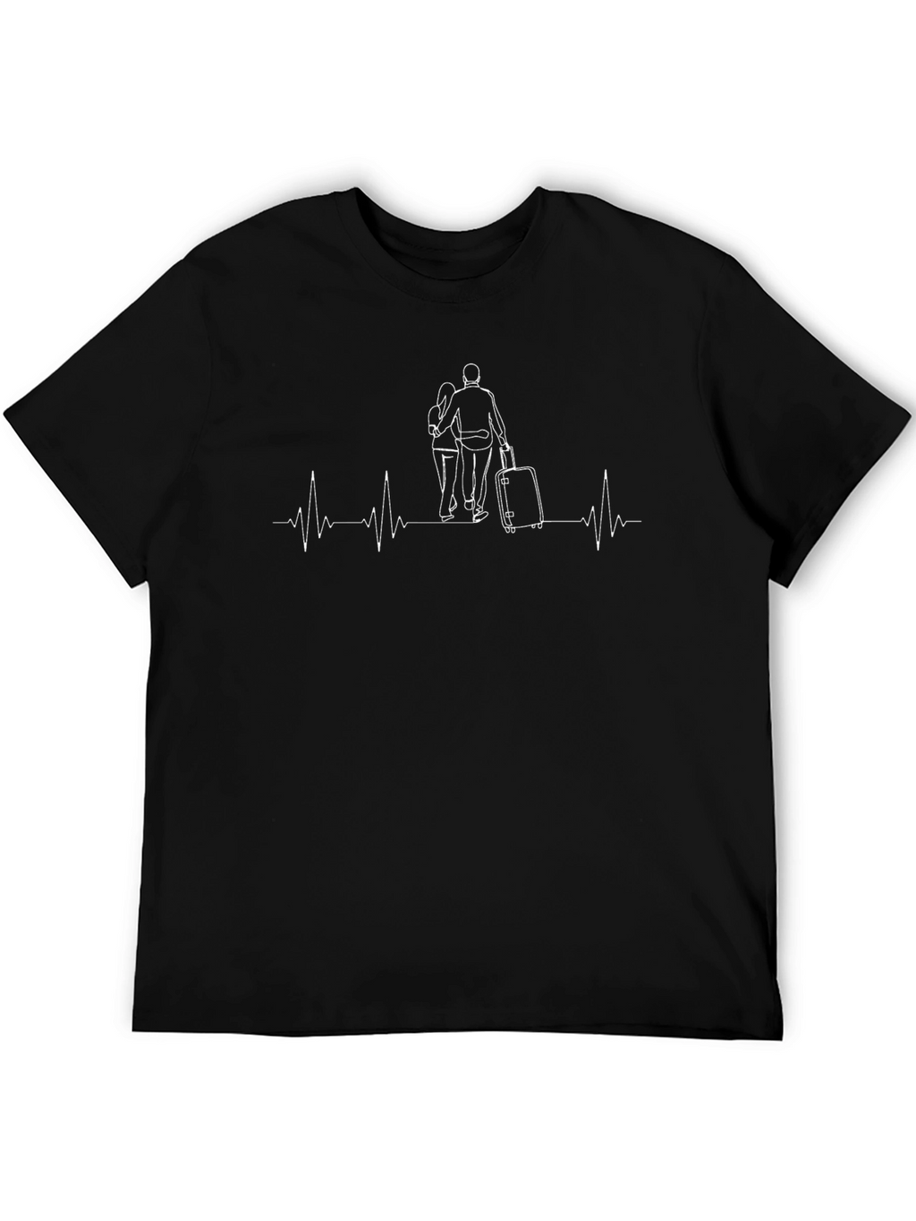 Travel Heartbeat Tee - Romantic Getaway T-Shirt