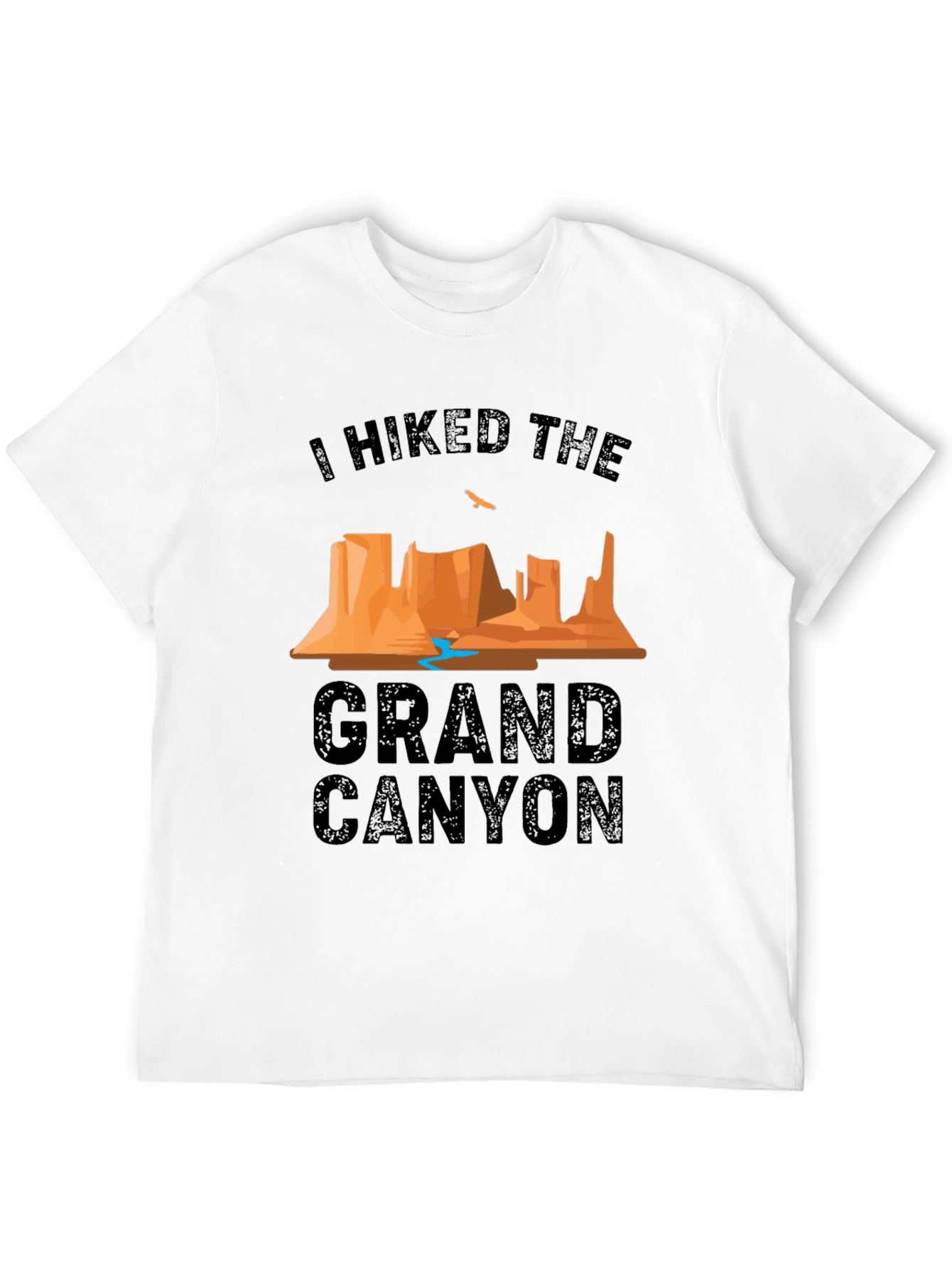 Grand Canyon Hiker Graphic T-Shirt - Black