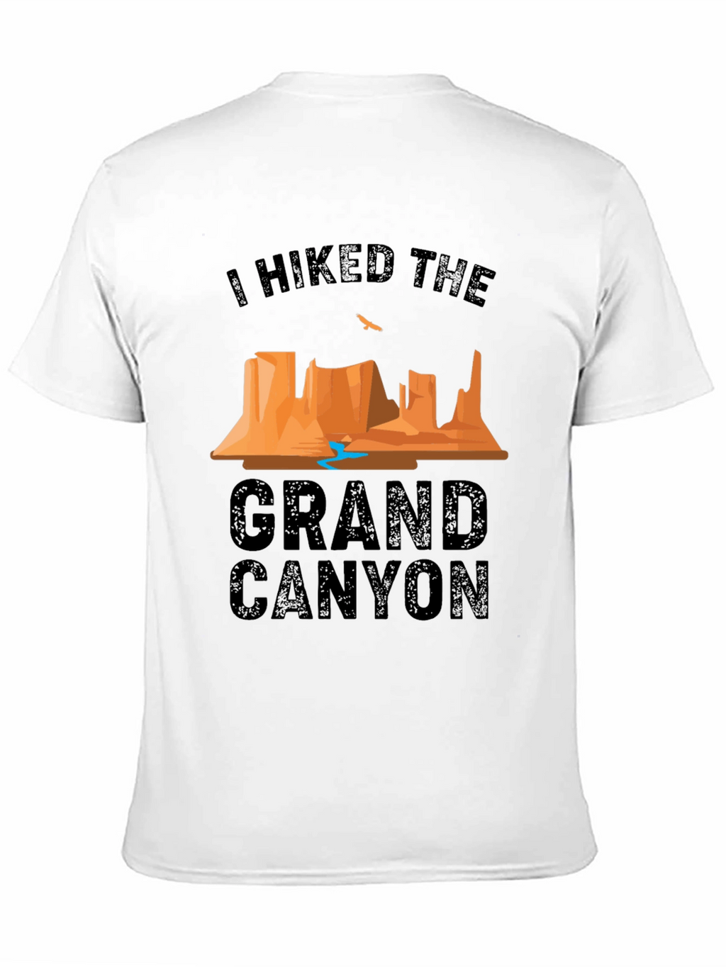 Grand Canyon Hiker Graphic T-Shirt - Black