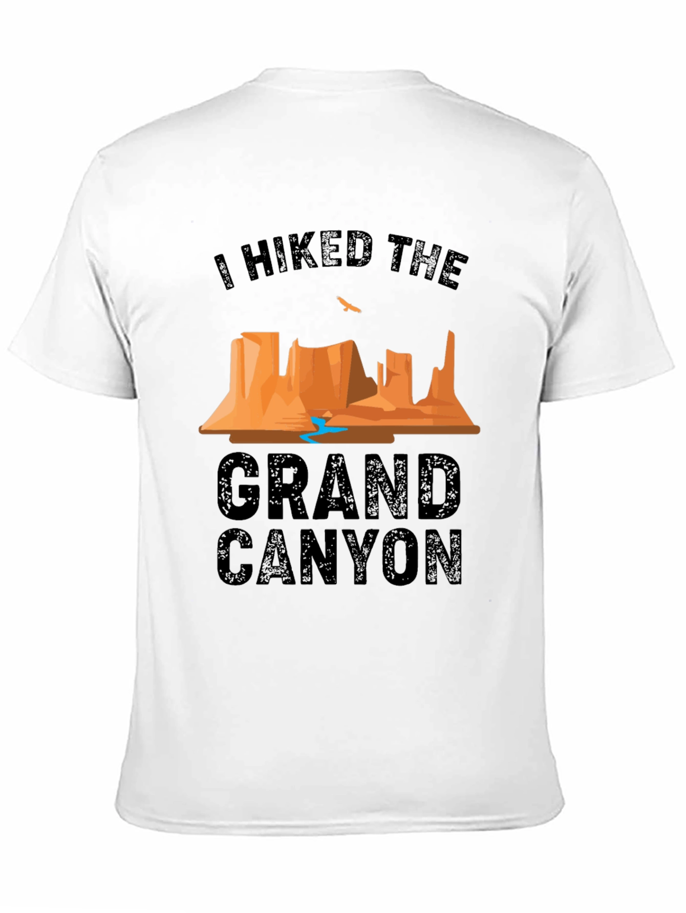 Grand Canyon Hiker Graphic T-Shirt - Black