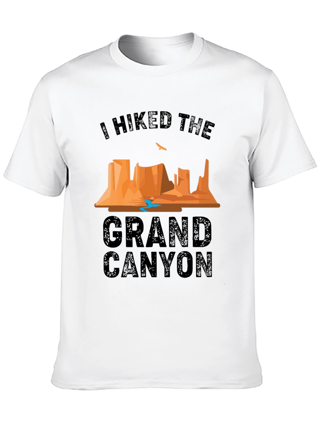 Grand Canyon Hiker Graphic T-Shirt - Black