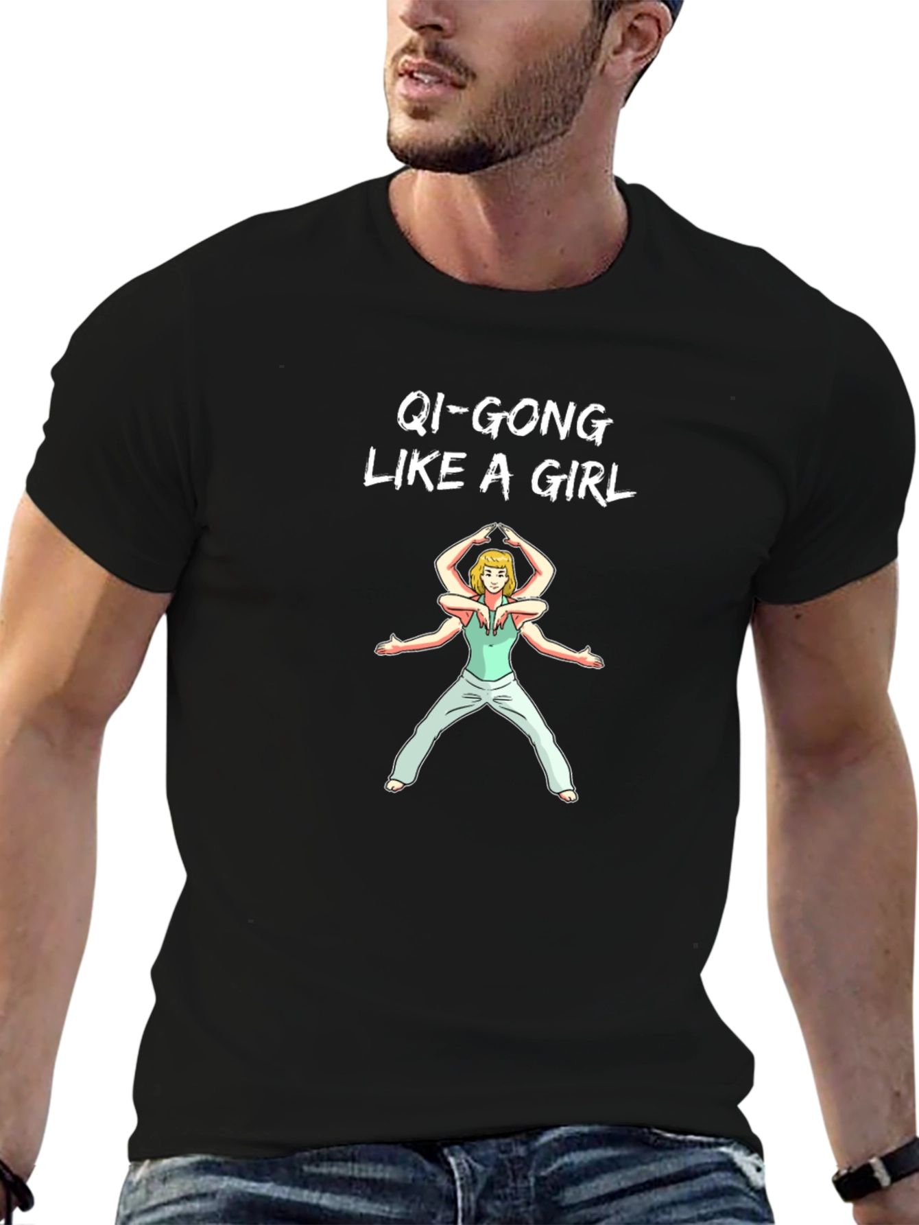 Qi-Gong Like a Girl Graphic Tee