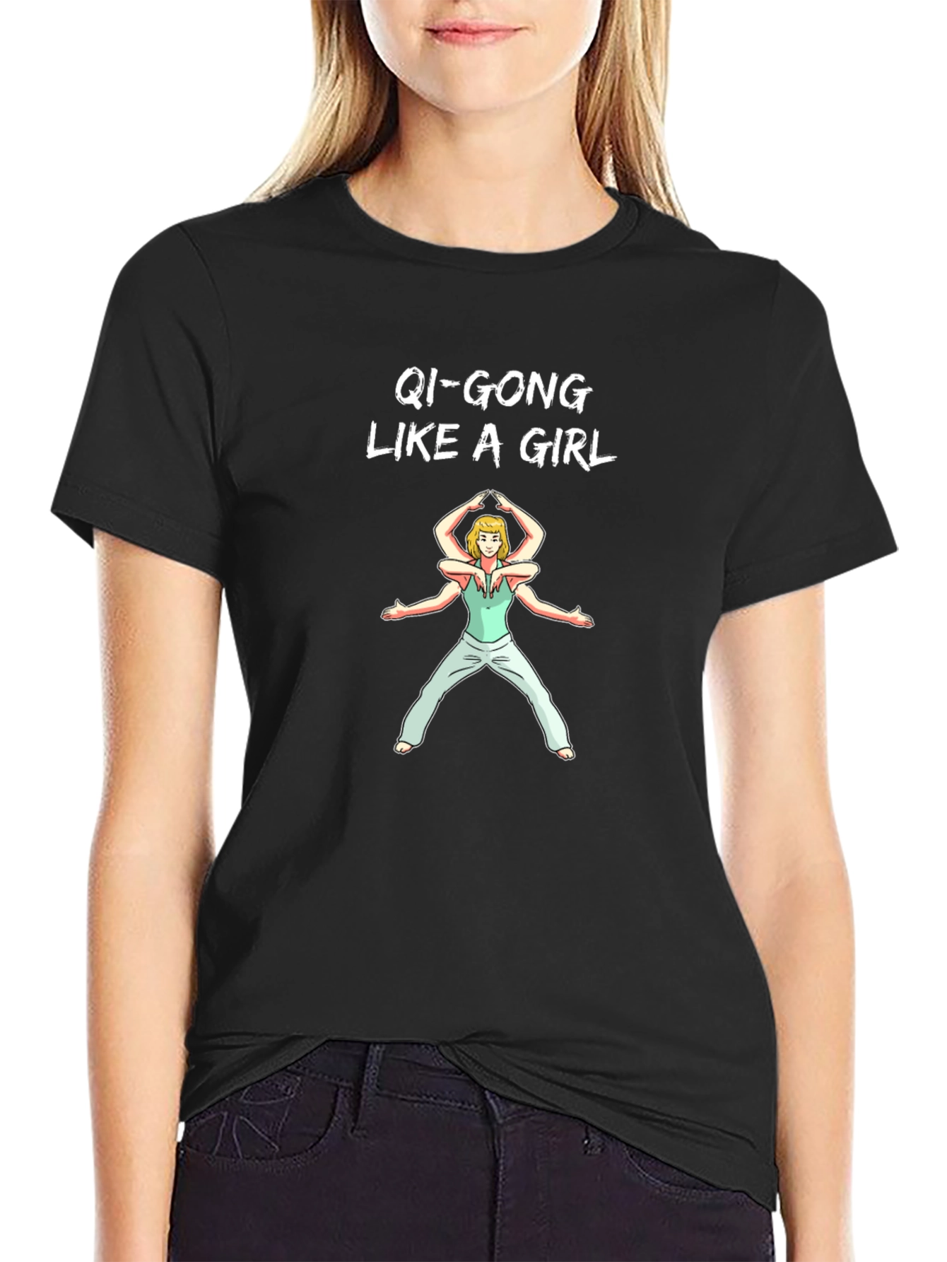 Qi-Gong Like a Girl Graphic Tee