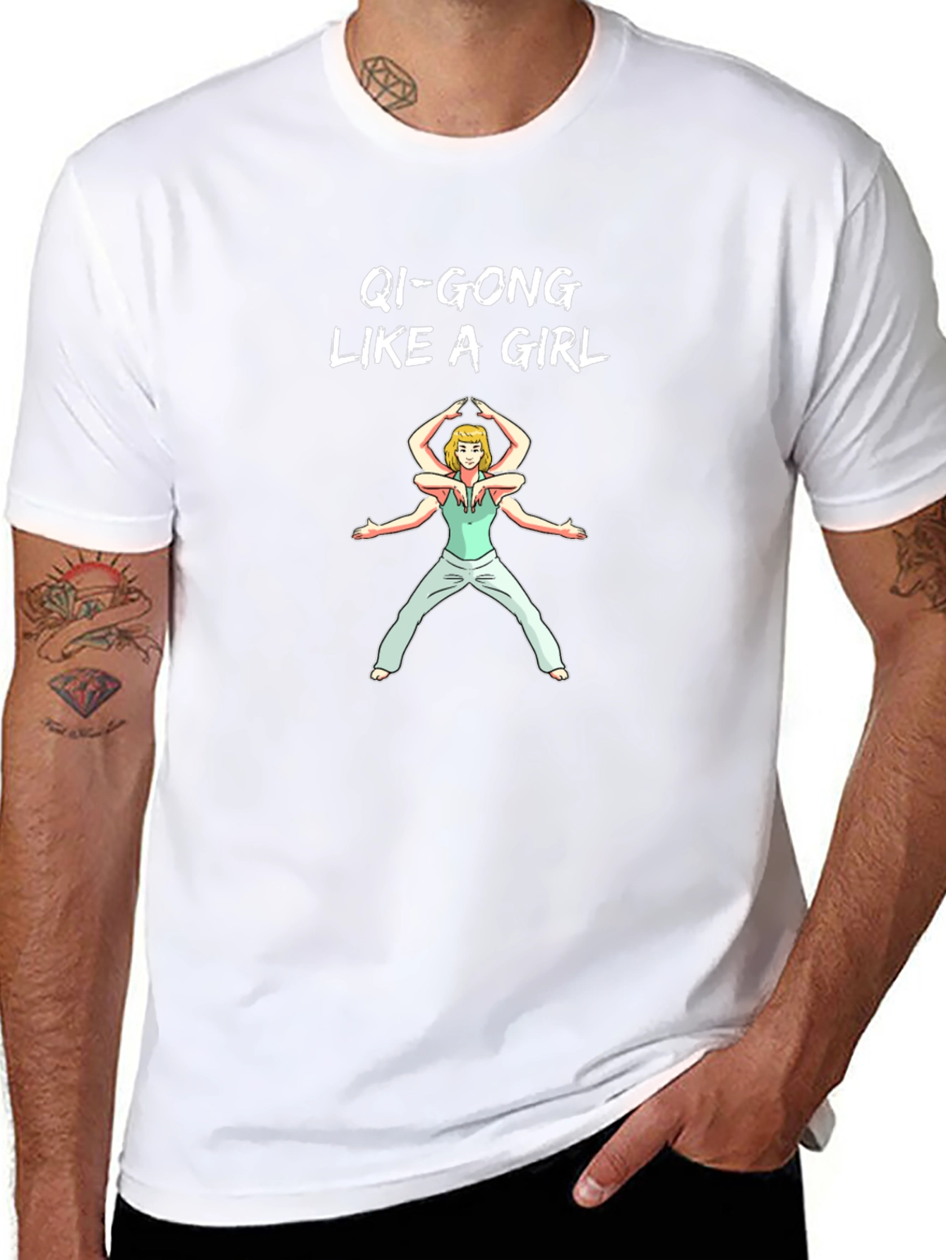 Qi-Gong Like a Girl Graphic Tee