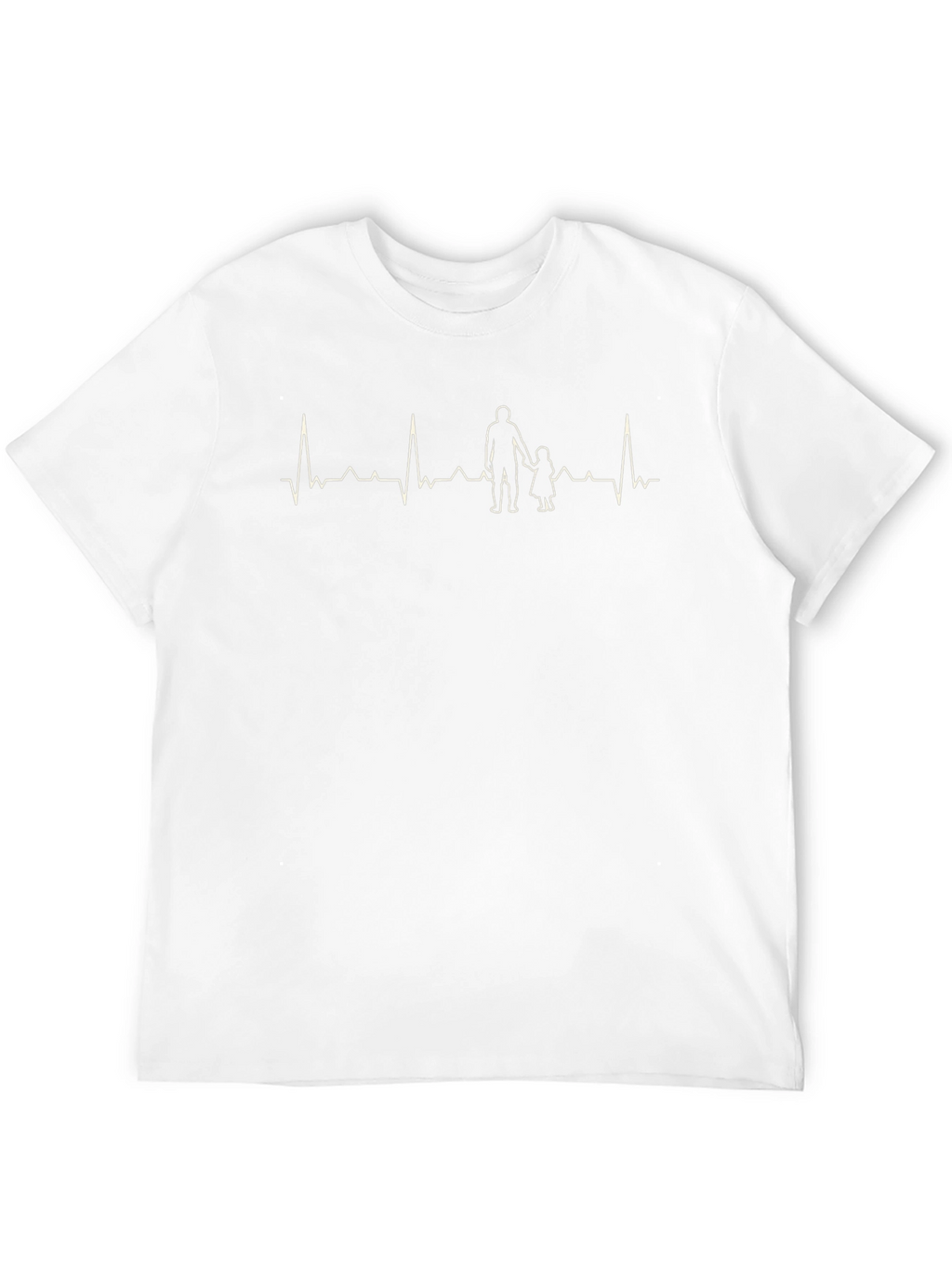 Dad & Daughter Heartbeat Graphic Tee