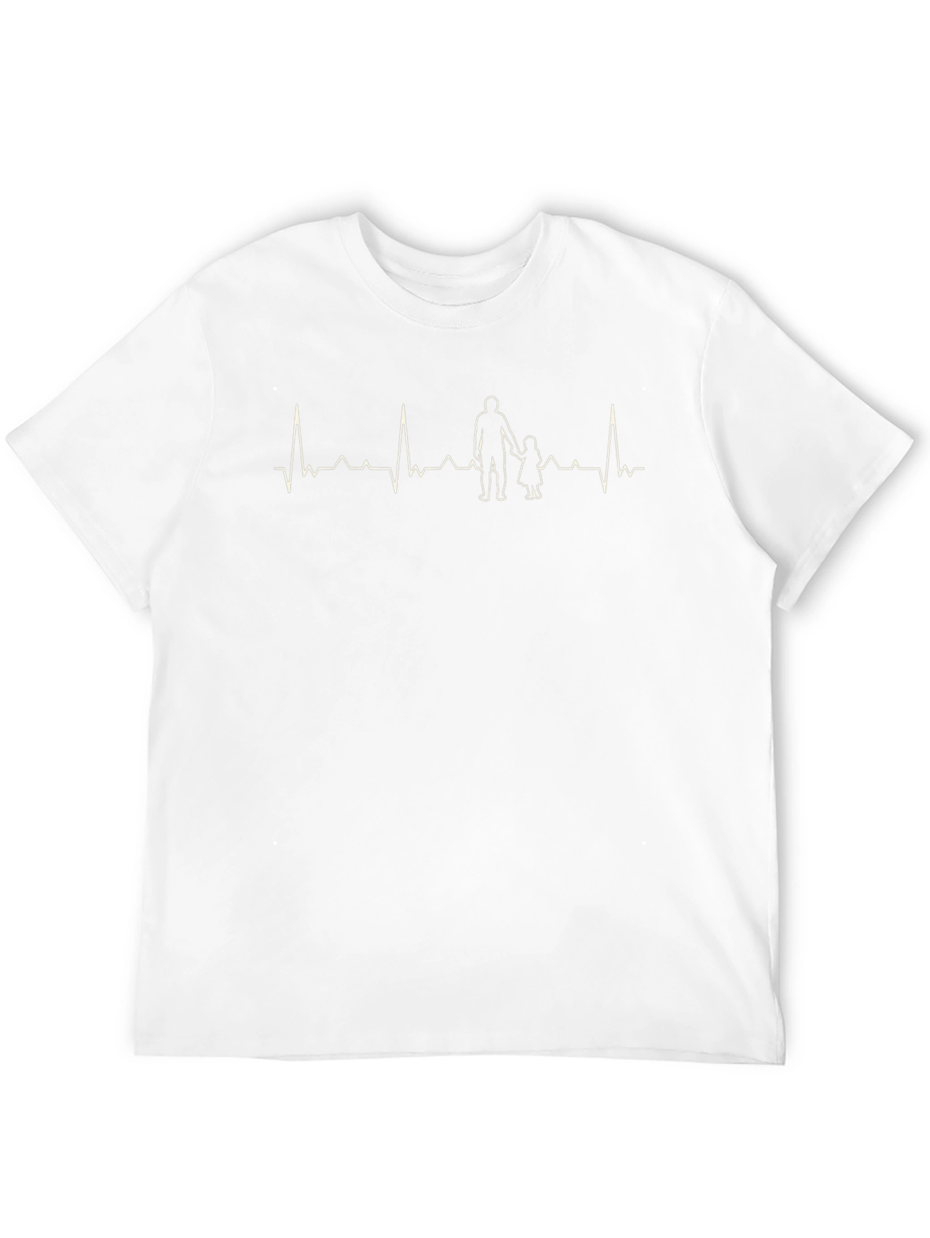 Dad & Daughter Heartbeat Graphic Tee