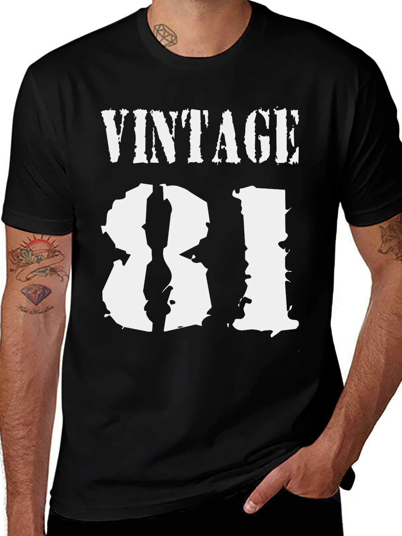 Vintage 1981 Distressed Graphic T-Shirt