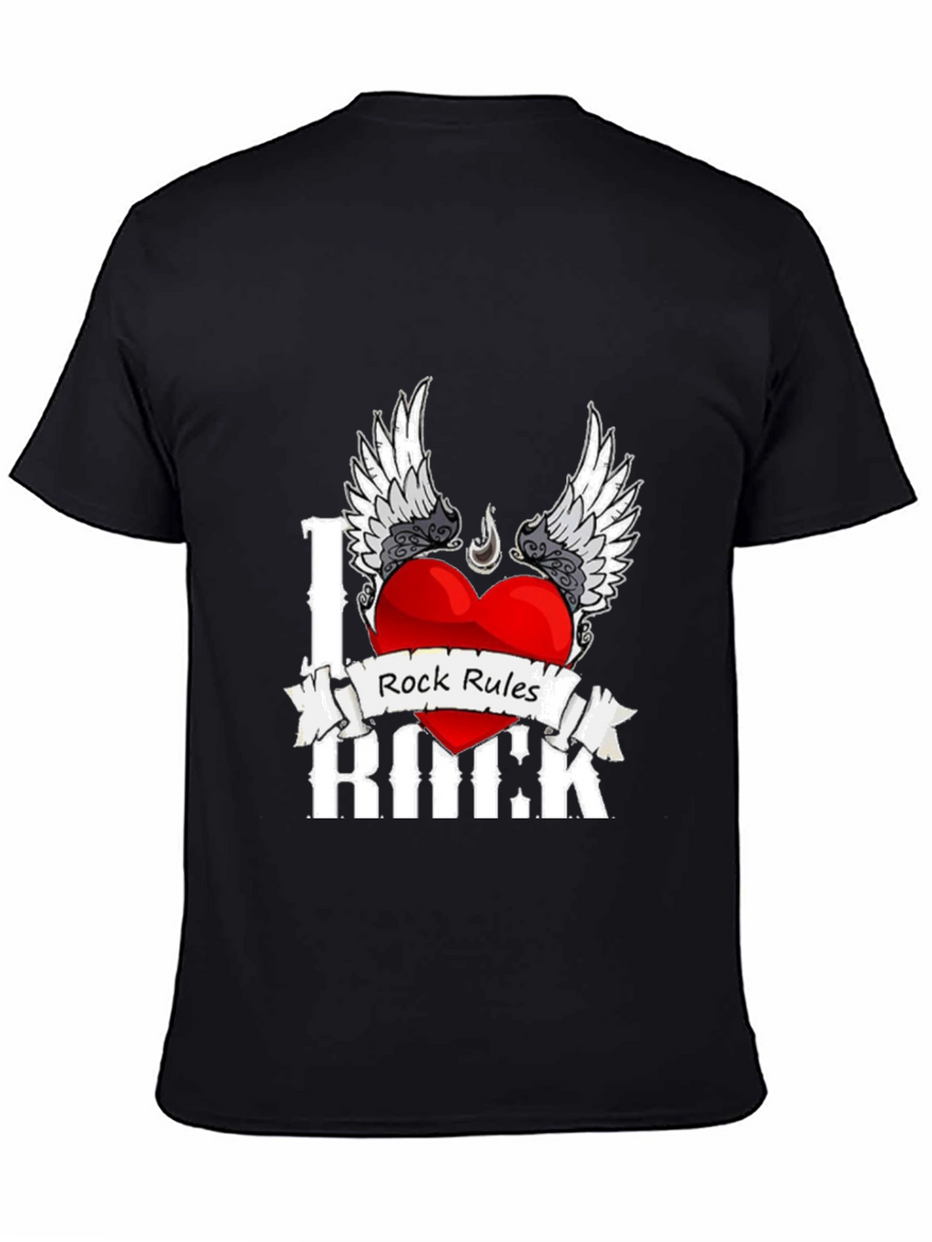 I Love Rock Music Graphic T-Shirt