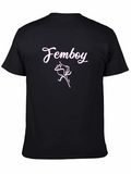 Femboy Rose Graphic T-Shirt - Soft & Stylish