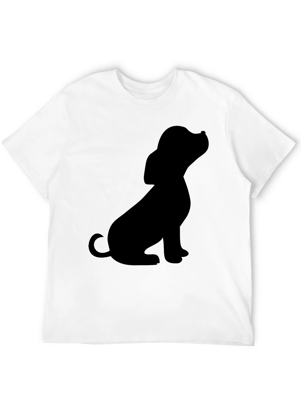 Black Dog Silhouette T-Shirt