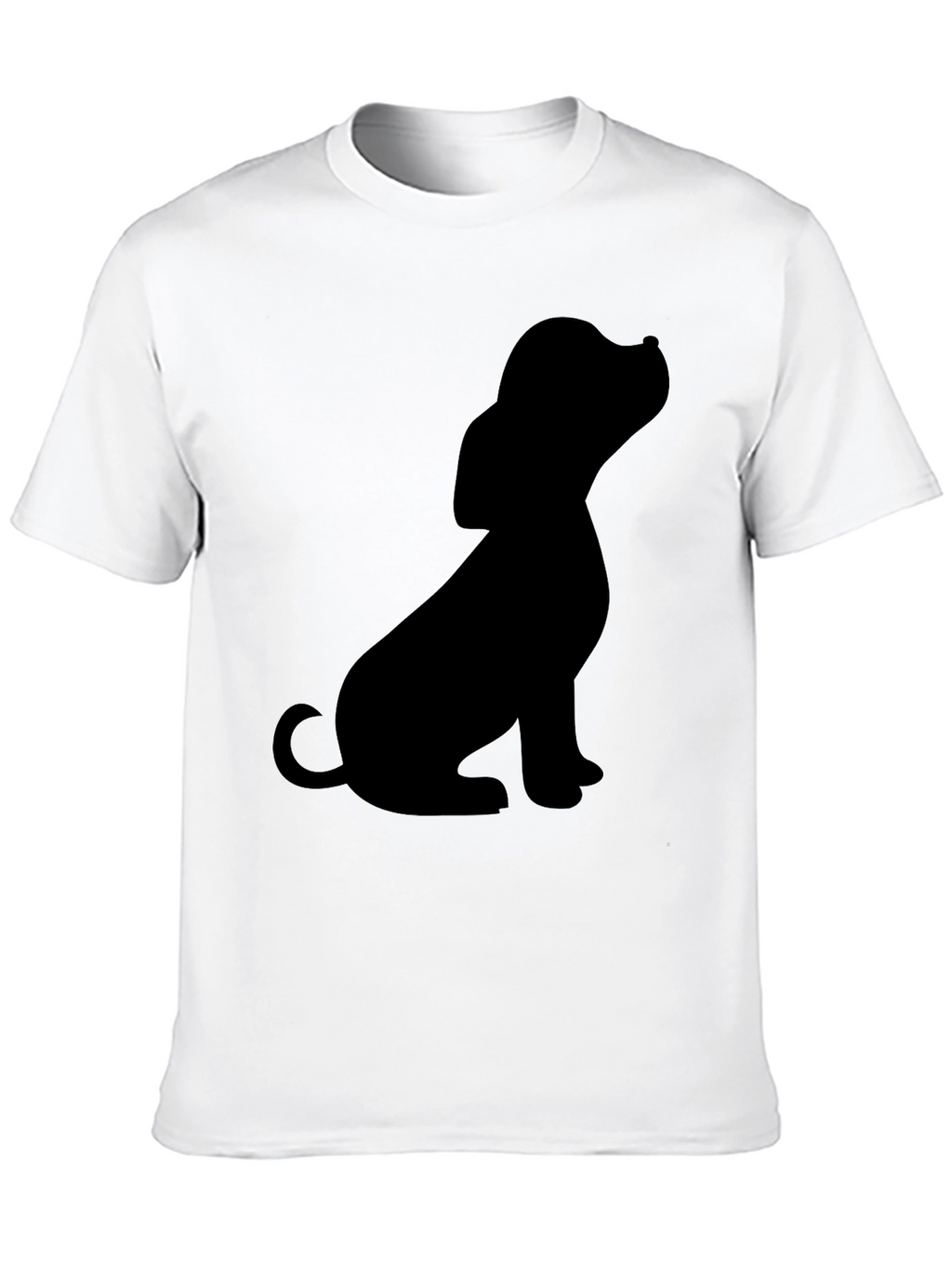 Black Dog Silhouette T-Shirt