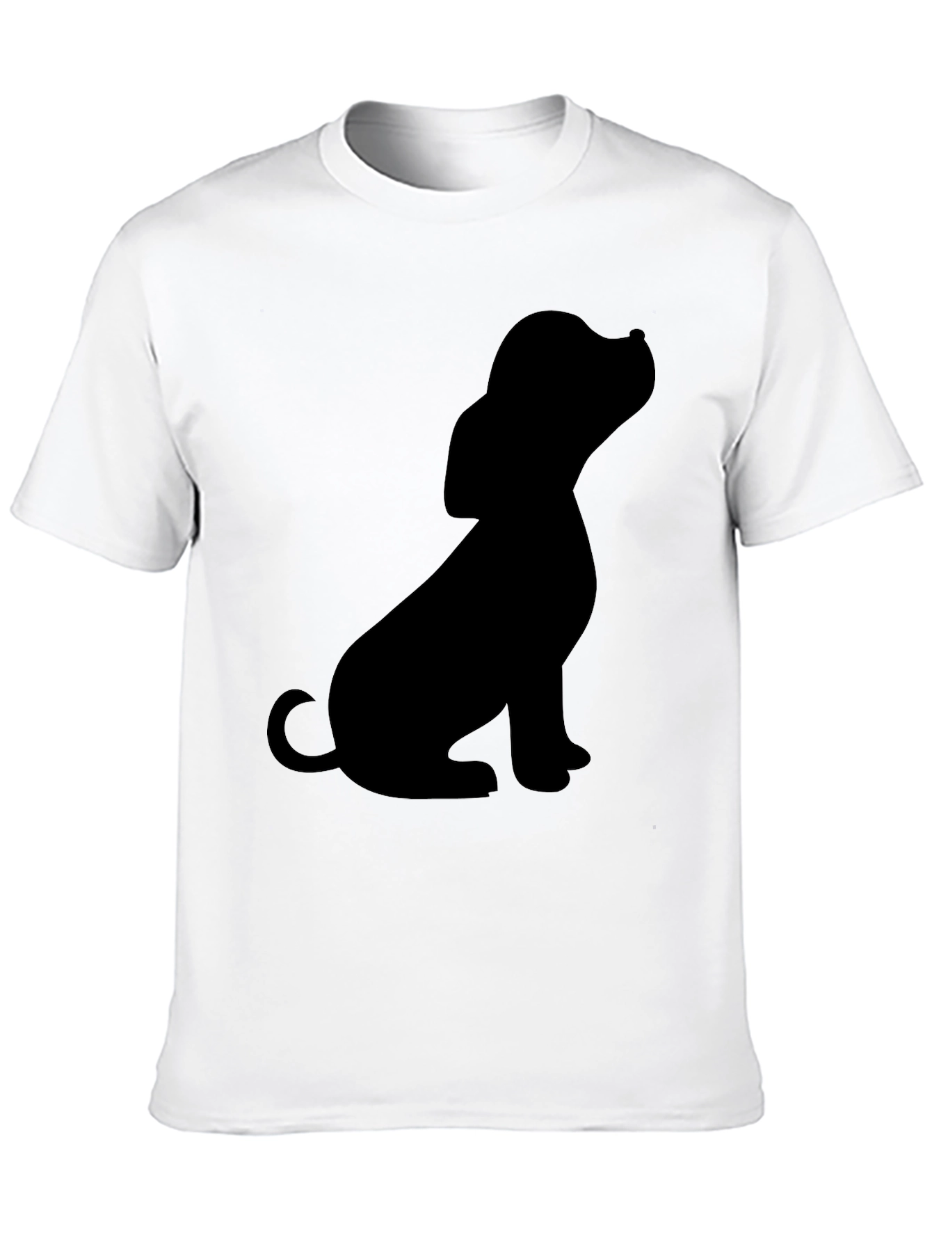 Black Dog Silhouette T-Shirt