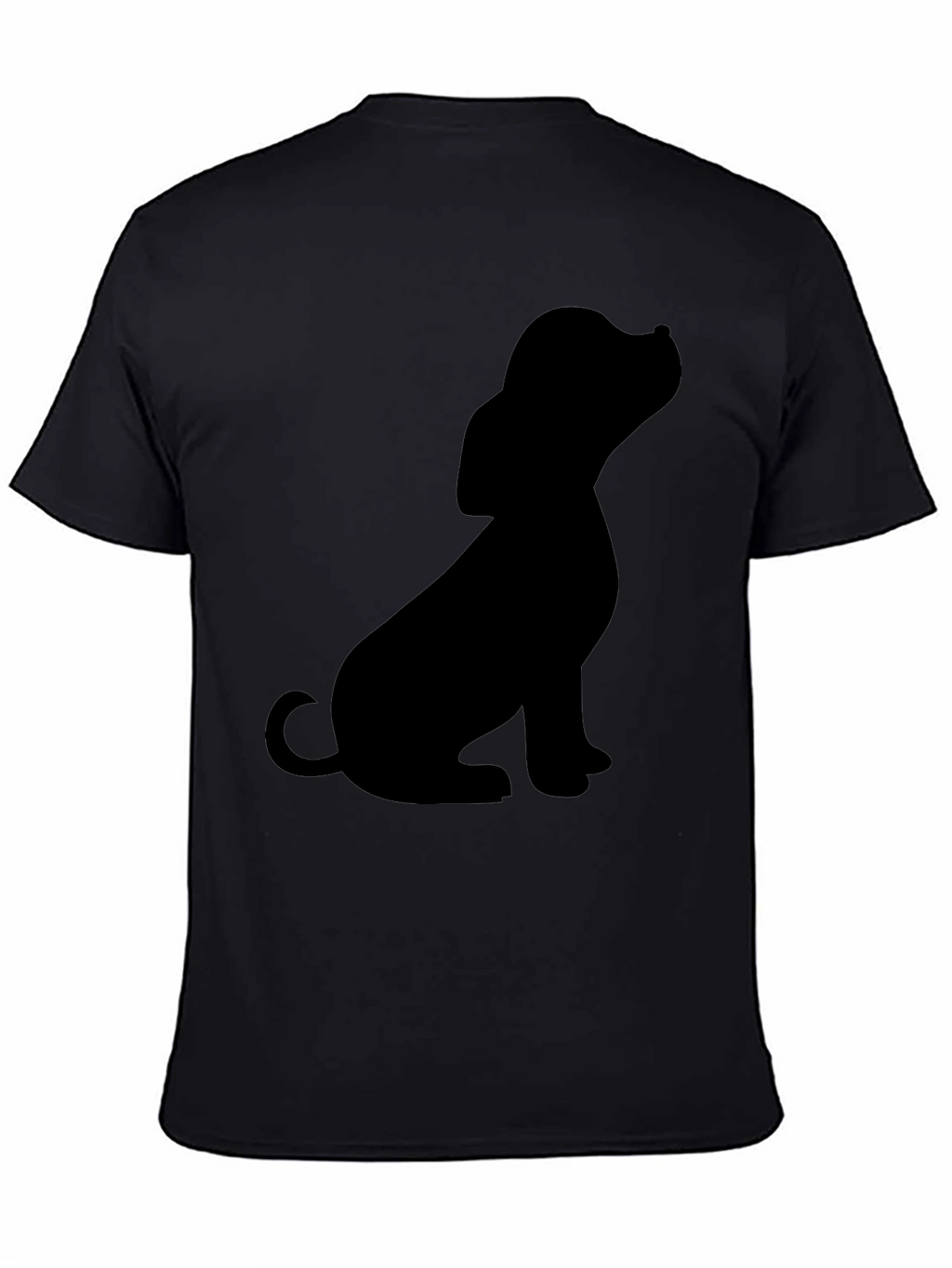 Black Dog Silhouette T-Shirt