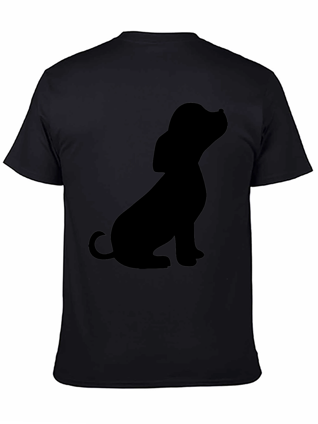 Black Dog Silhouette T-Shirt