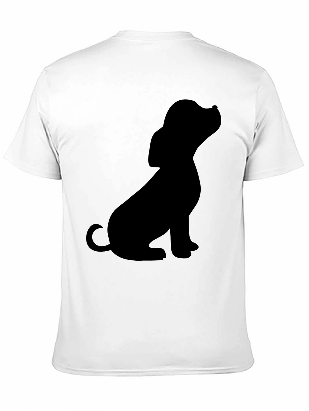 Black Dog Silhouette T-Shirt