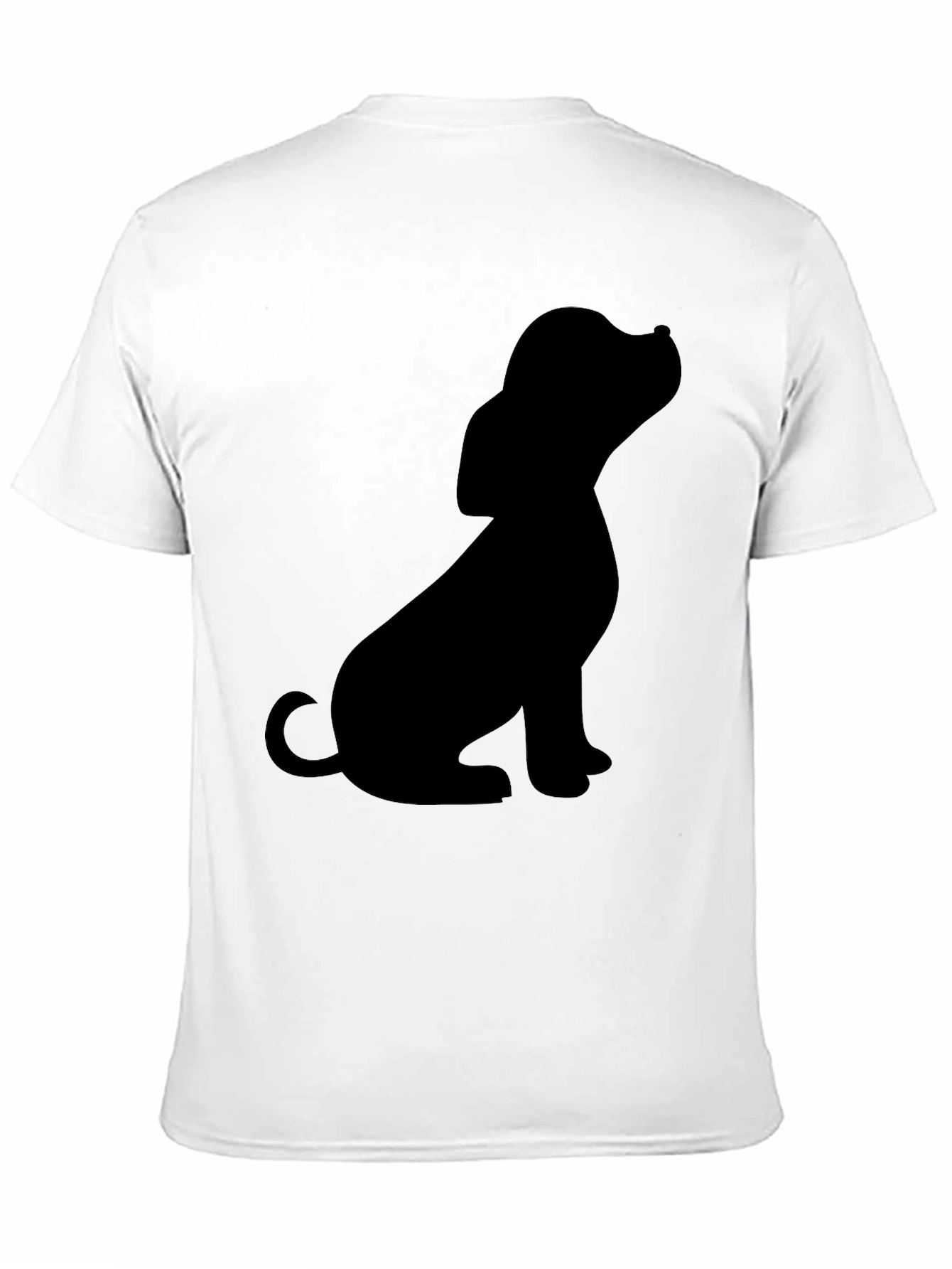 Black Dog Silhouette T-Shirt