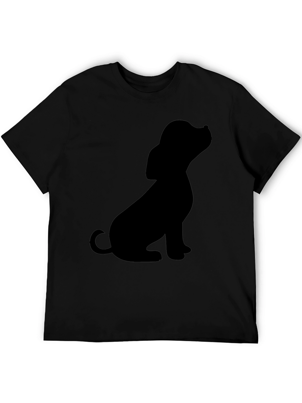 Black Dog Silhouette T-Shirt