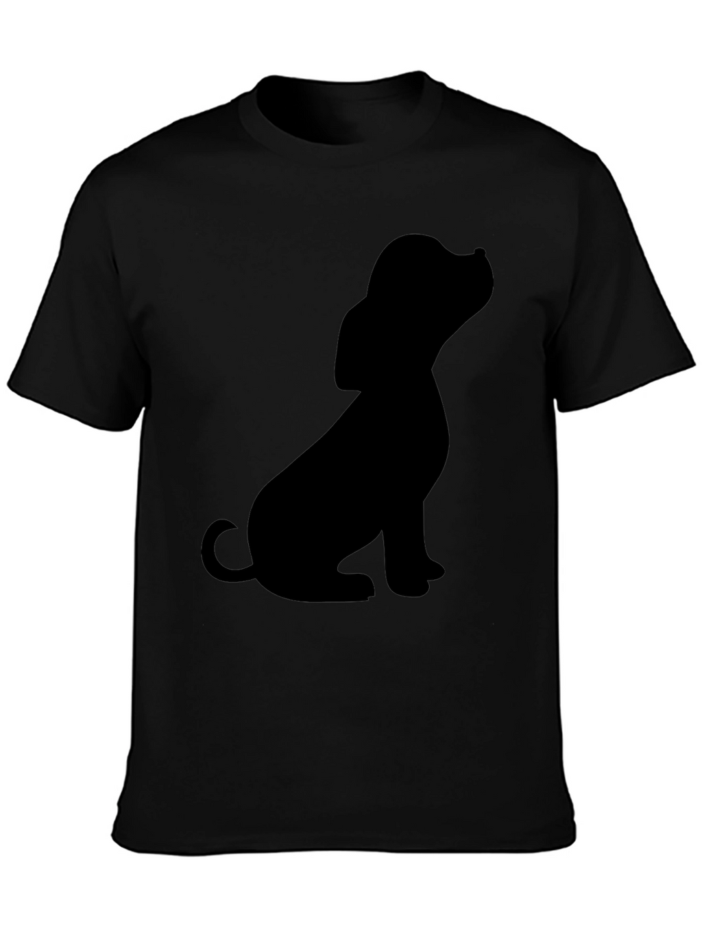 Black Dog Silhouette T-Shirt