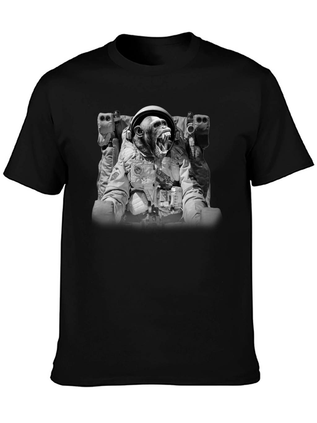 Ape Astronaut Graphic T-Shirt - Space Monkey Design