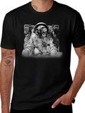 Ape Astronaut Graphic T-Shirt - Space Monkey Design