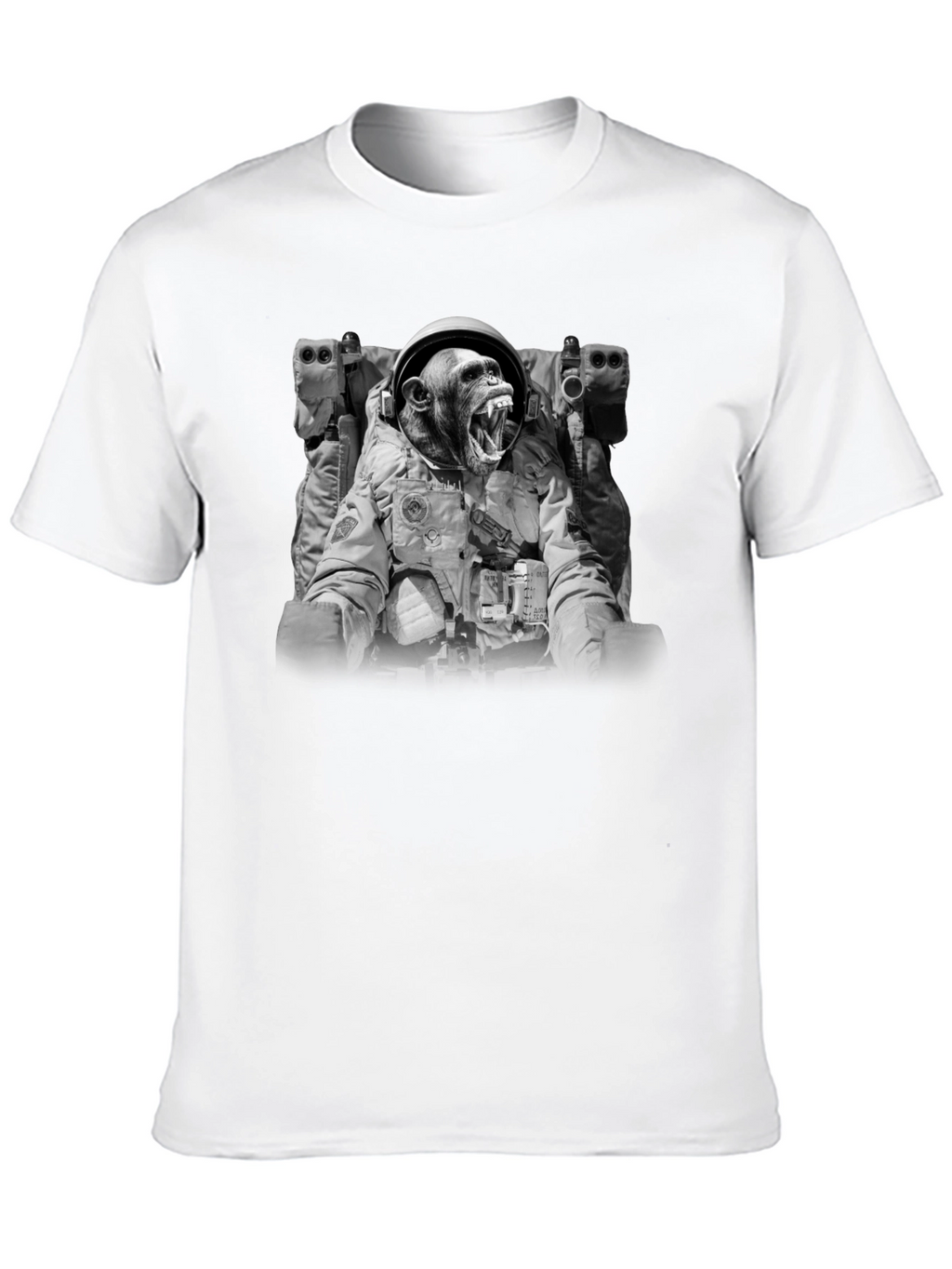 Ape Astronaut Graphic T-Shirt - Space Monkey Design