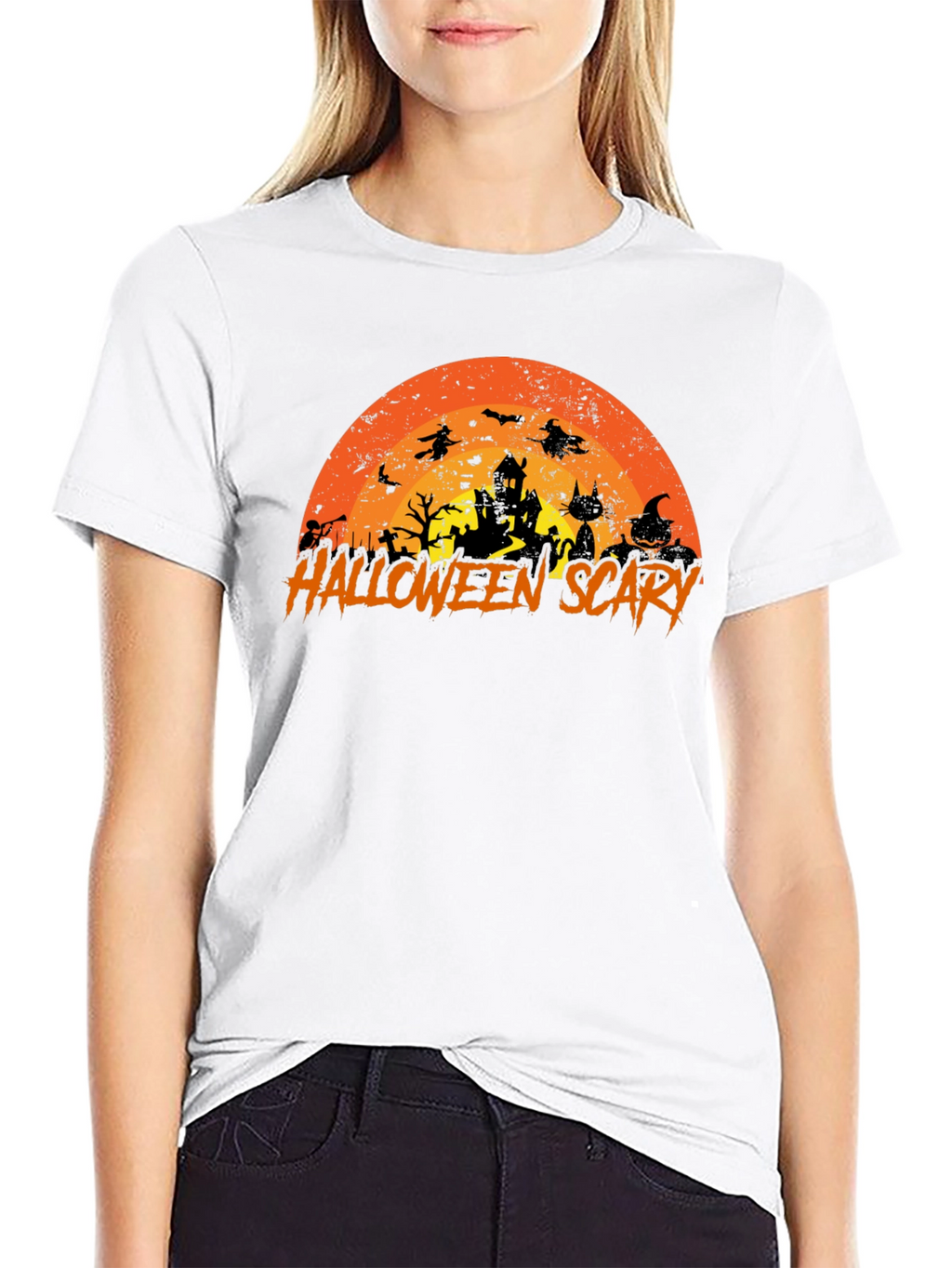 Halloween Scary Silhouette T-Shirt
