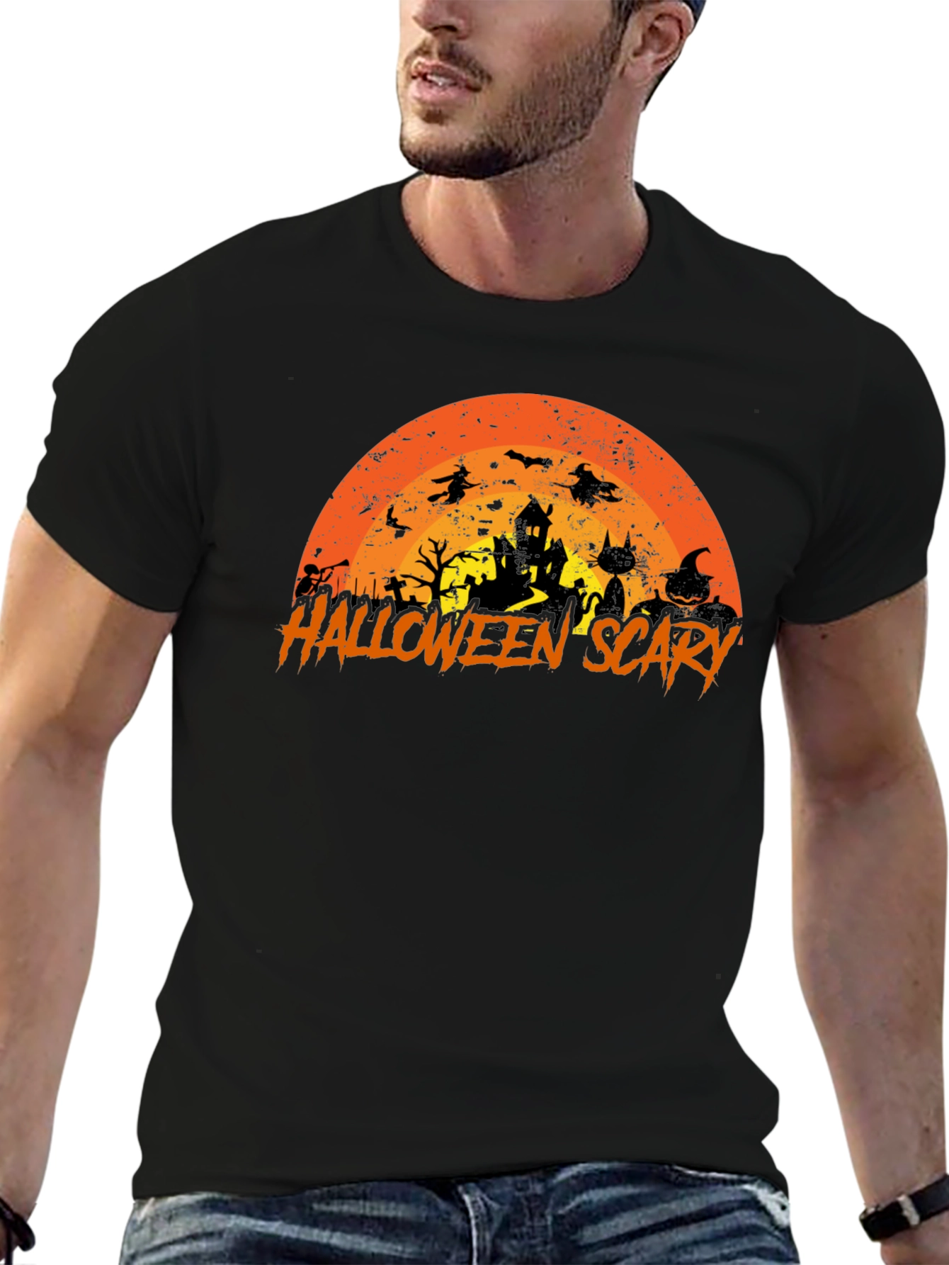 Halloween Scary Silhouette T-Shirt