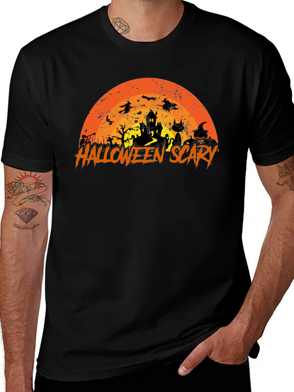 Halloween Scary Silhouette T-Shirt