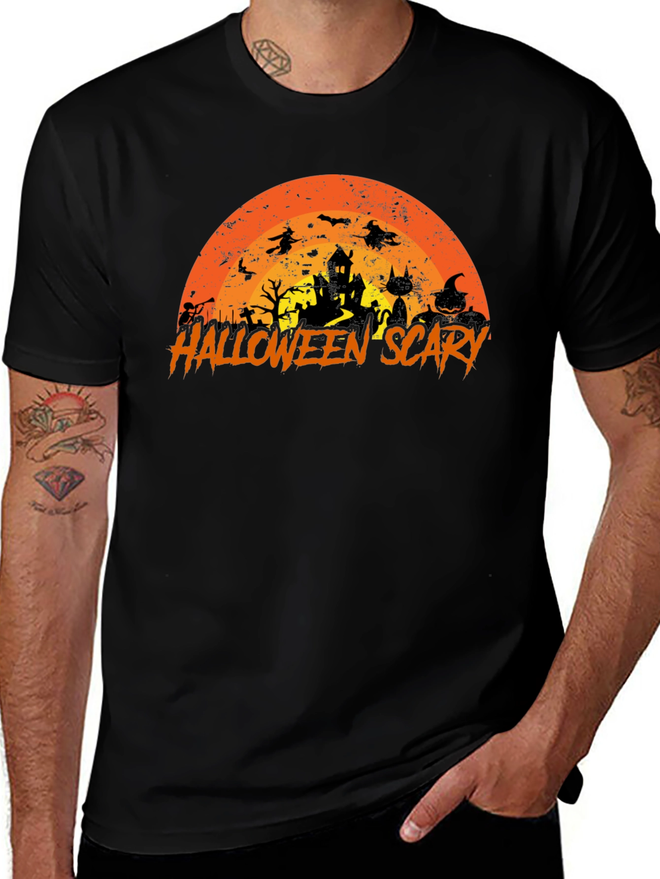 Halloween Scary Silhouette T-Shirt