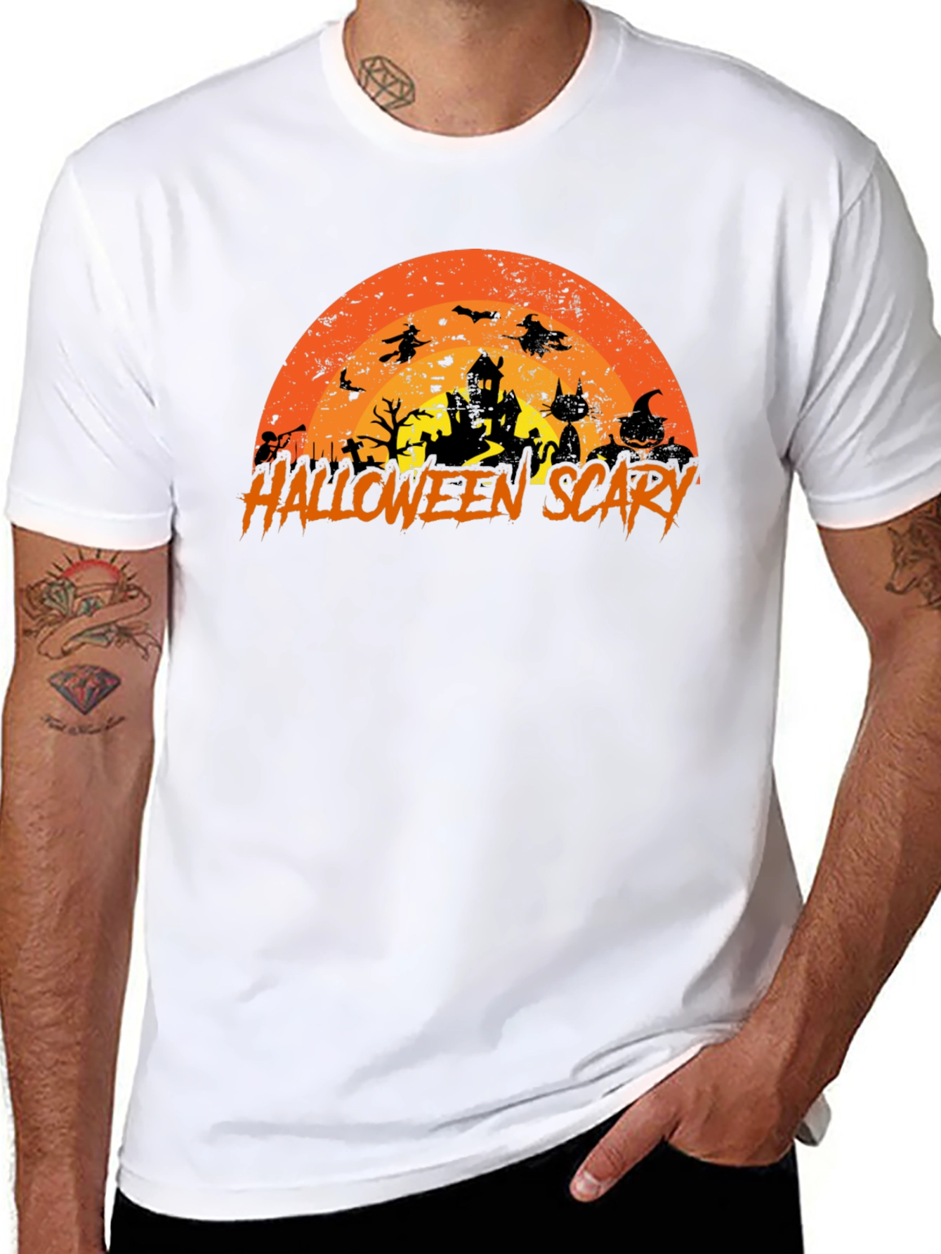 Halloween Scary Silhouette T-Shirt