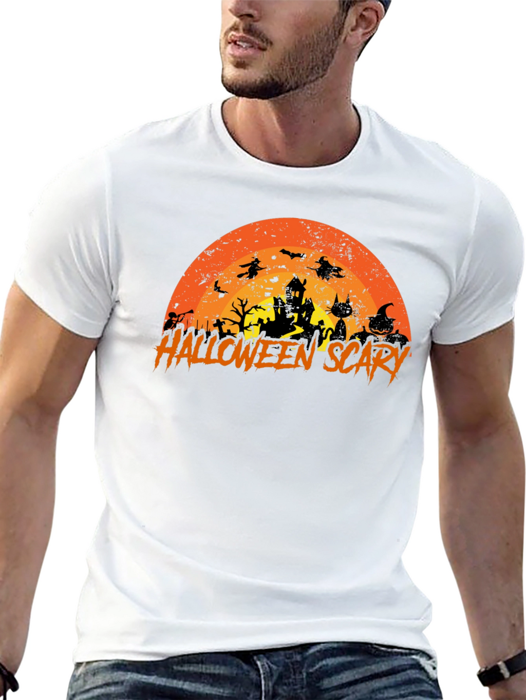 Halloween Scary Silhouette T-Shirt