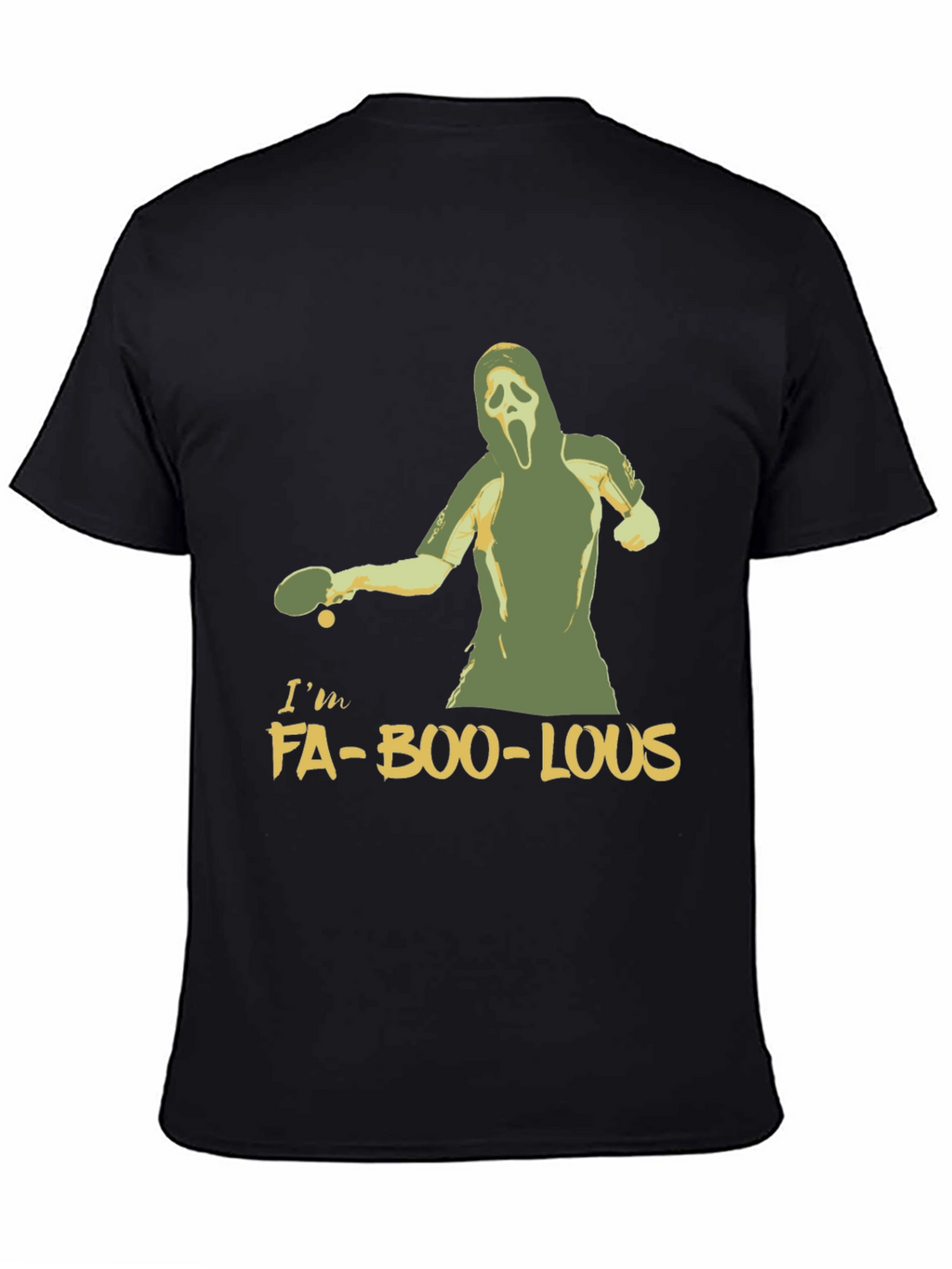 Im Fa-Boo-Lous T-Shirt Ping Pong Halloween Ghost