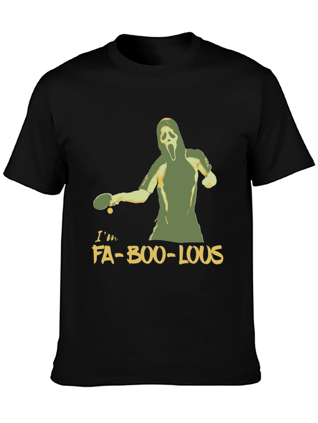 Im Fa-Boo-Lous T-Shirt Ping Pong Halloween Ghost