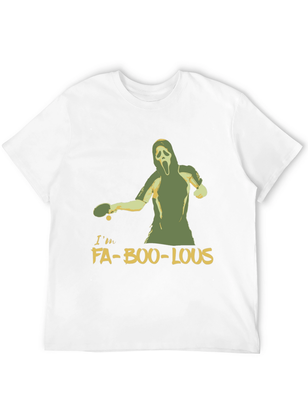 Im Fa-Boo-Lous T-Shirt Ping Pong Halloween Ghost