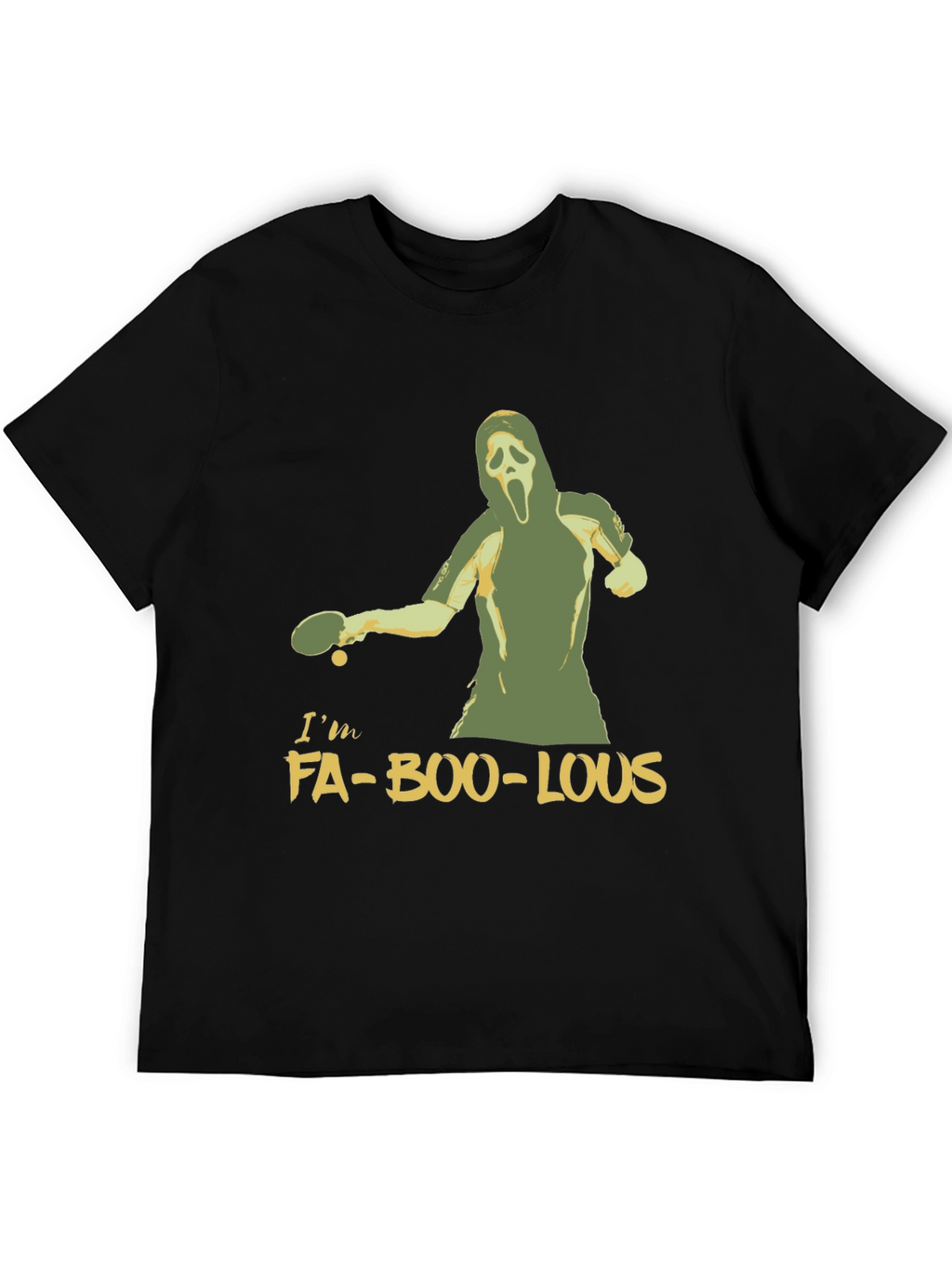 Im Fa-Boo-Lous T-Shirt Ping Pong Halloween Ghost