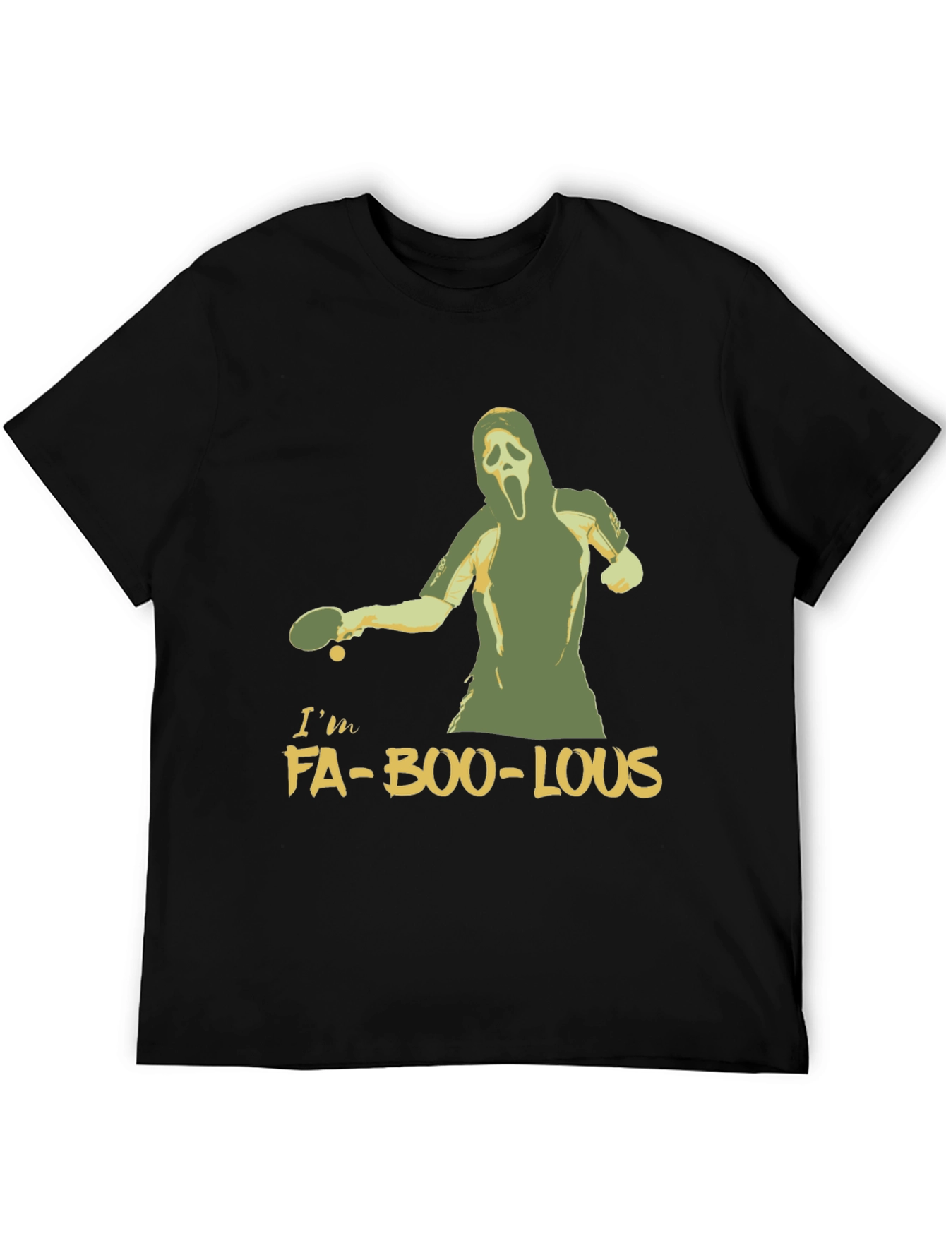 Im Fa-Boo-Lous T-Shirt Ping Pong Halloween Ghost