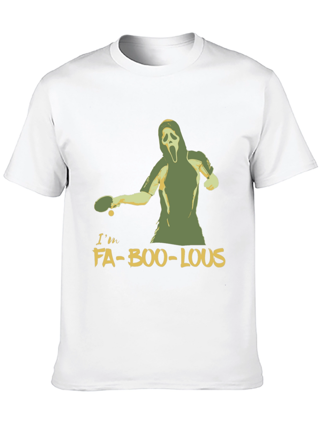 Im Fa-Boo-Lous T-Shirt Ping Pong Halloween Ghost
