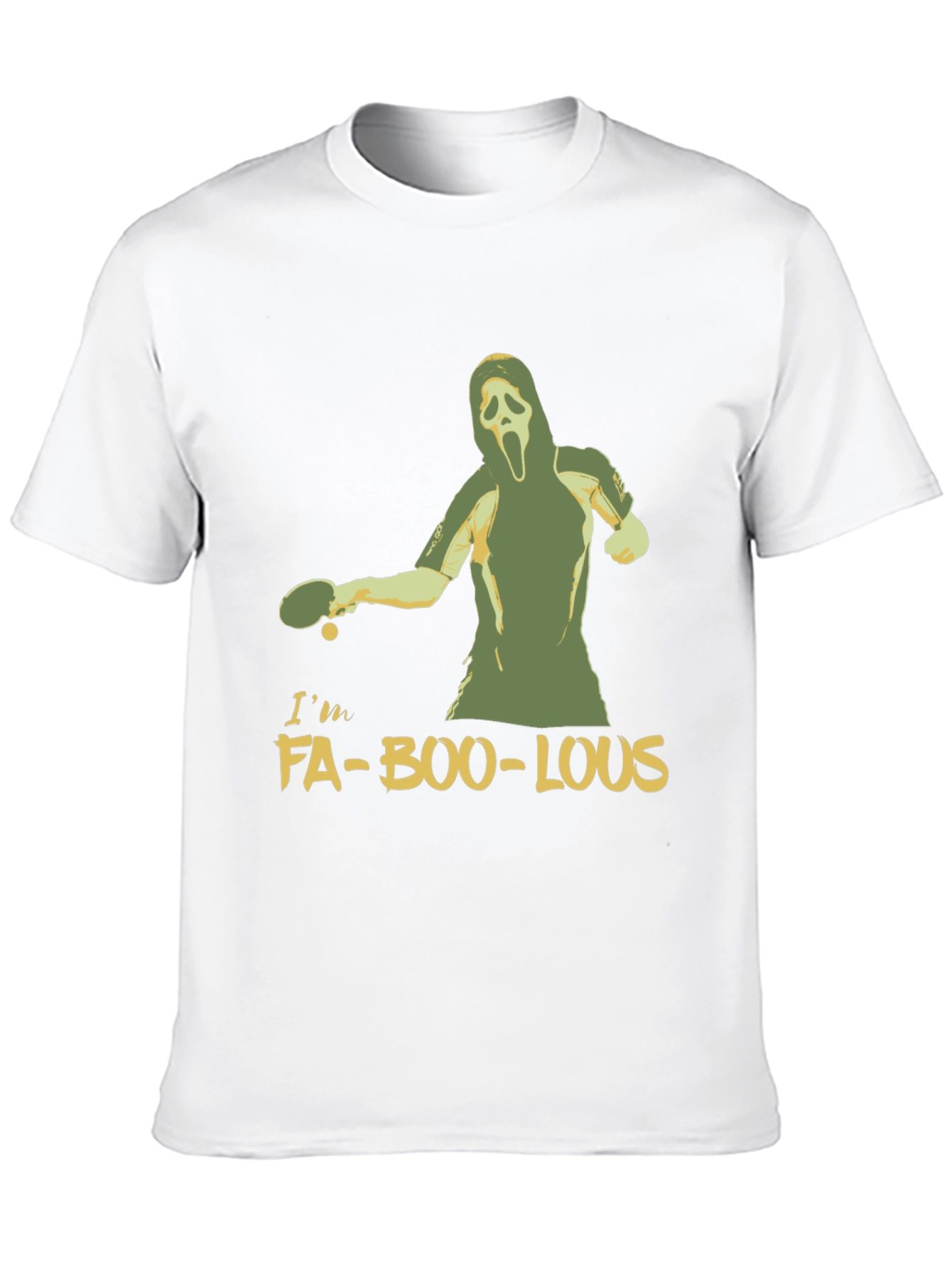 Im Fa-Boo-Lous T-Shirt Ping Pong Halloween Ghost