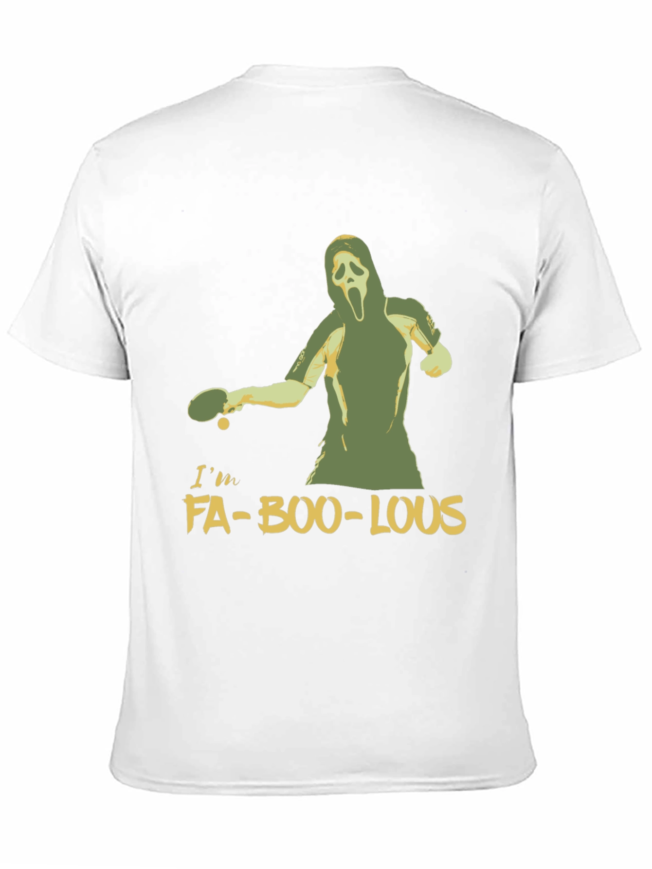 Im Fa-Boo-Lous T-Shirt Ping Pong Halloween Ghost