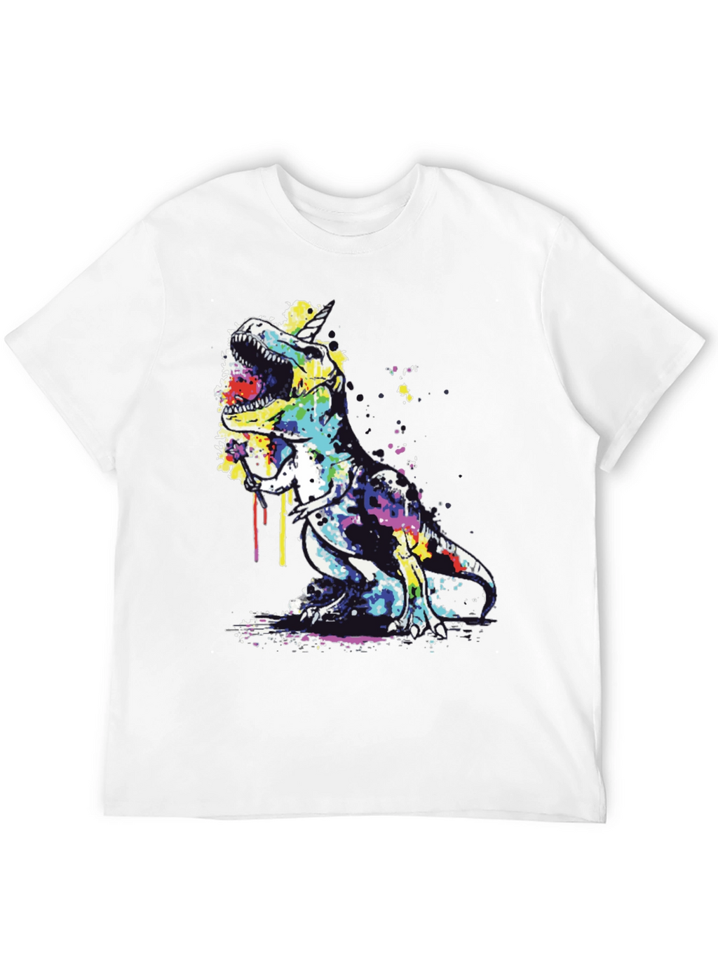 Colorful Dino T-Rex T-Shirt