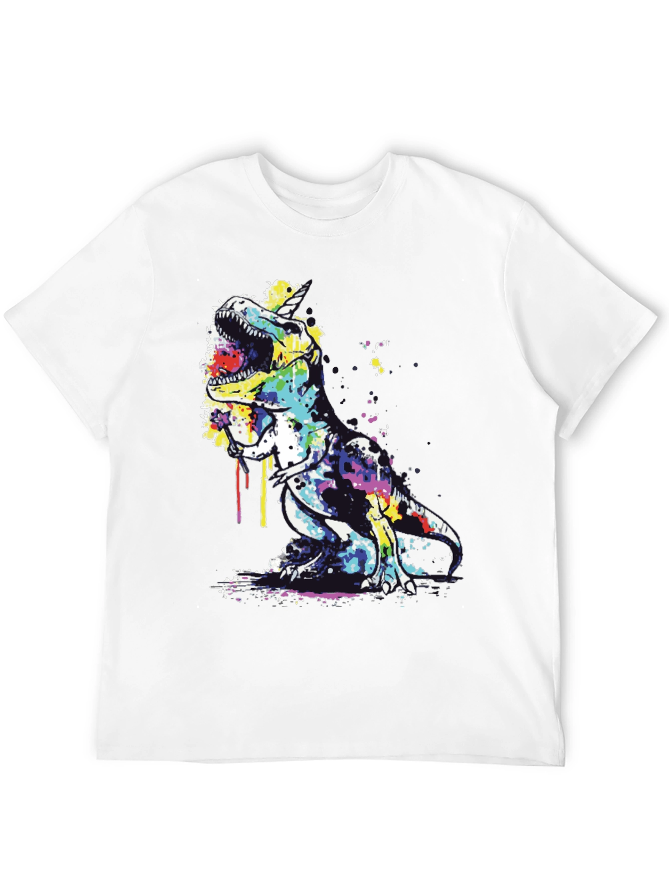 Colorful Dino T-Rex T-Shirt